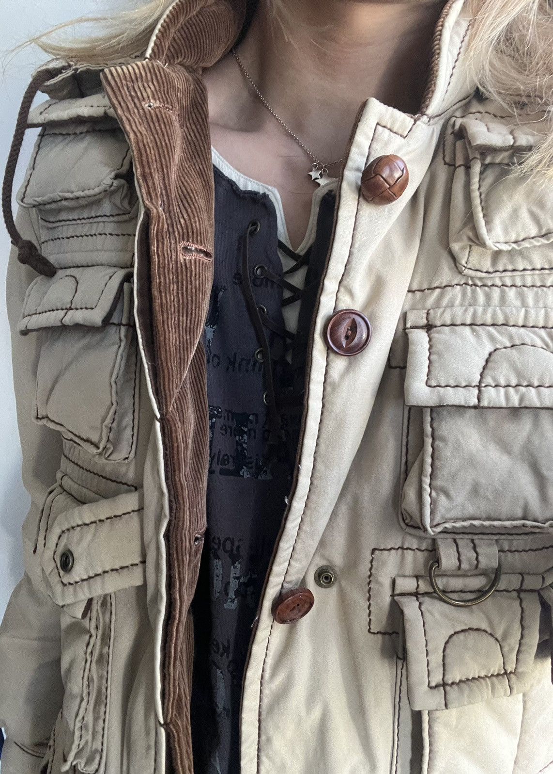 Number (N)ine 08Aw Portland Down puffer Cargo jacket Size US L / EU 52-54 / 3 - 3 Thumbnail