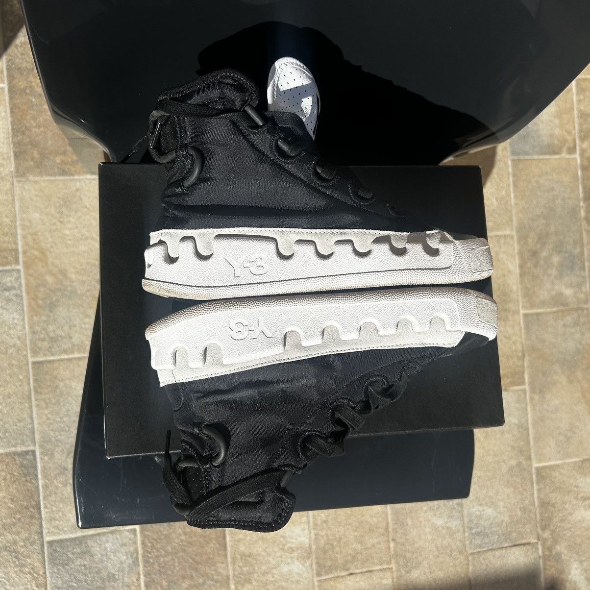 Adidas × Y-3 Y-3 Ayero Black White EU 40 US 7 Size US 7 / EU 40 - 2 Thumbnail