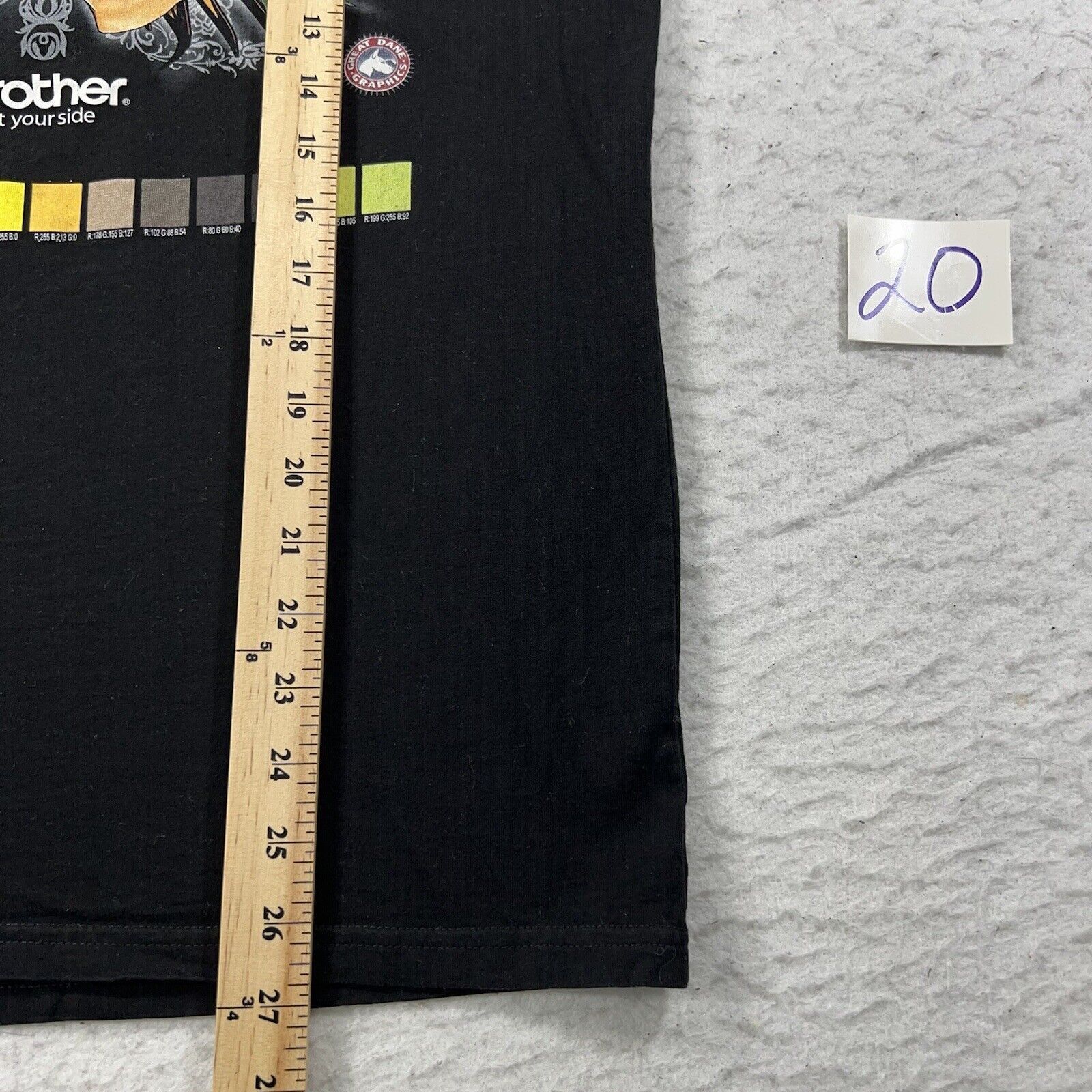 Other Brother Printer Small Black Colorful Butterfly Graphic Tee Size US S / EU 44-46 / 1 - 8 Thumbnail