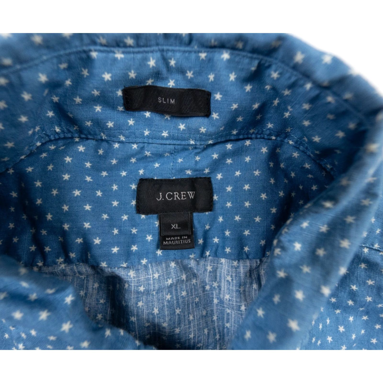 J.Crew J.CREW Men's Long Sleeve Button Down Shirt XL Blue Slim Fit Preppy Size US XL / EU 56 / 4 - 5 Thumbnail