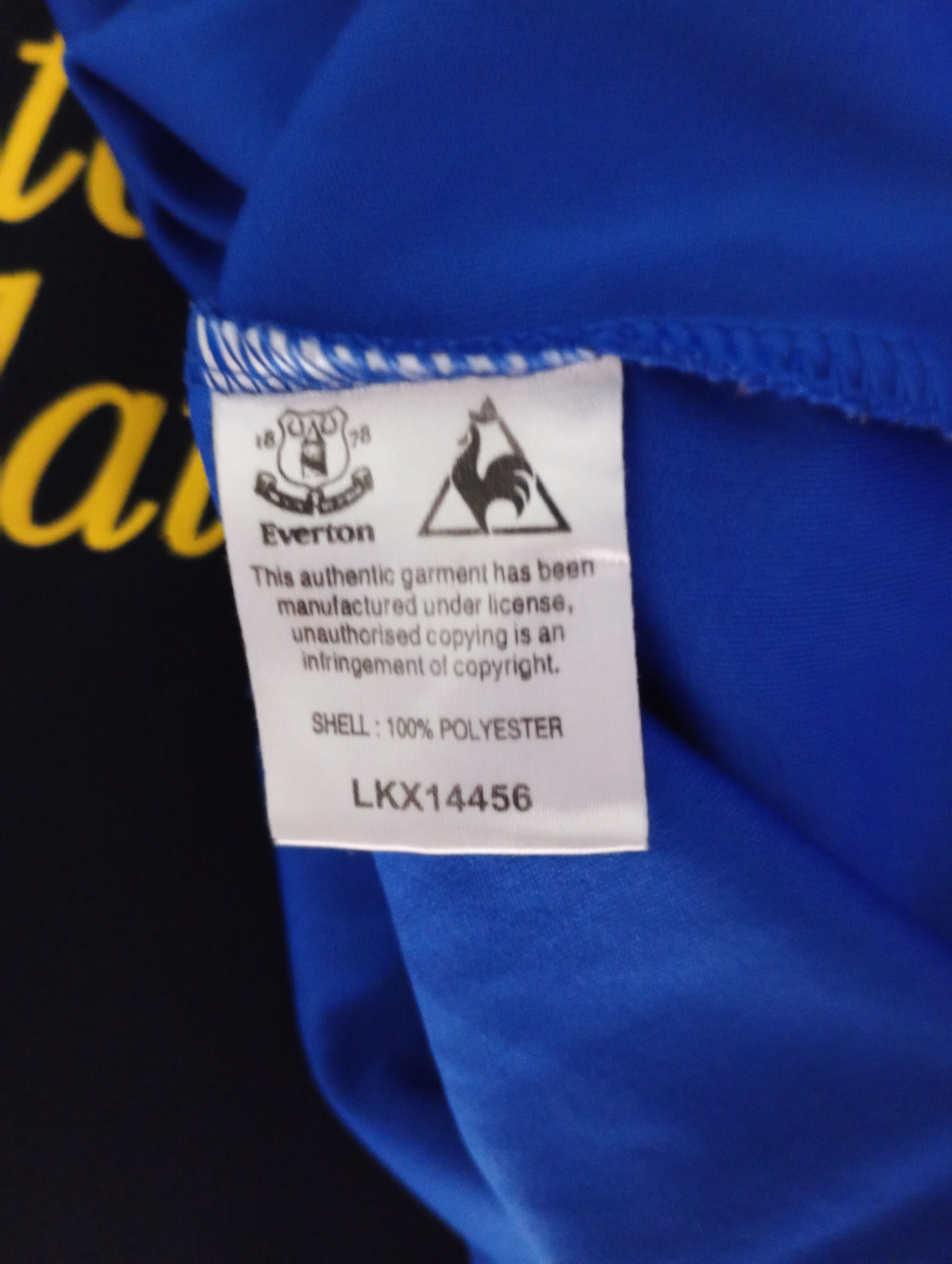 Le Coq Sportif Rare! Everton Le Coq Sportif Soccer Jersey Shirt 00s Size US M / EU 48-50 / 2 - 12 Thumbnail