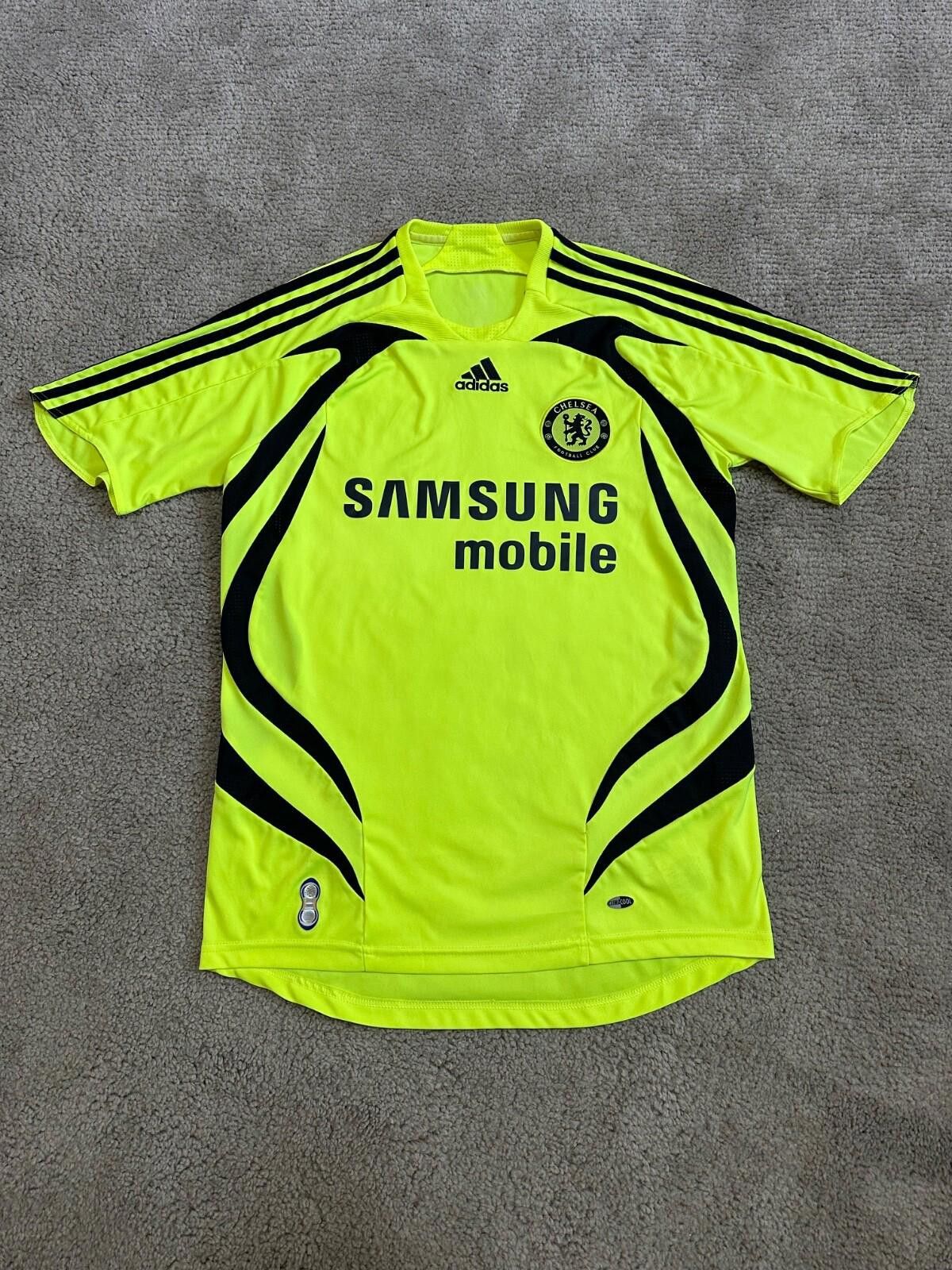 Adidas Adidas Chelsea FC Away 2007/2008 Shirt Football Jersey Neon Size US M / EU 48-50 / 2 - 1 Thumbnail