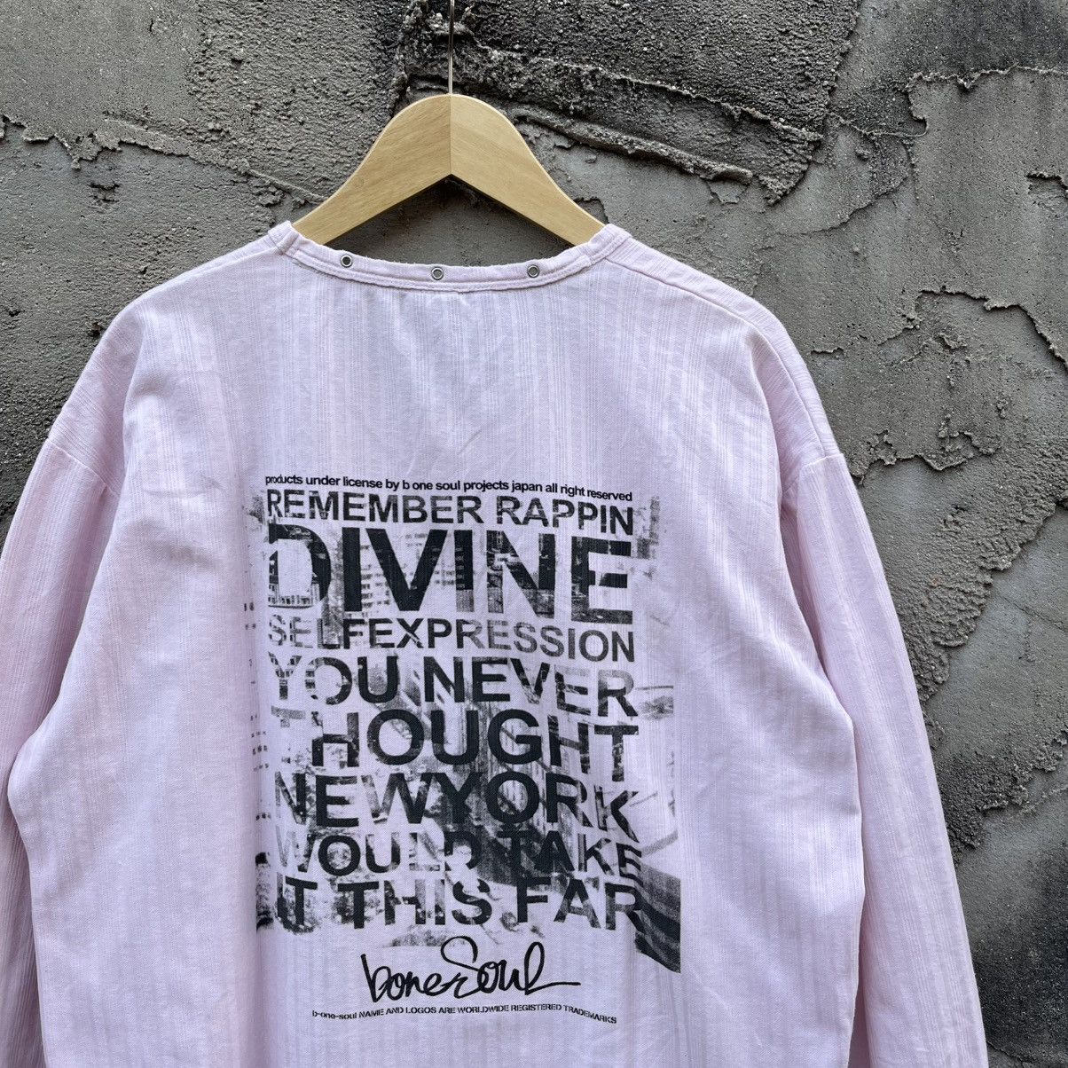 Le Grande Bleu (L.G.B.) Japanese brand B One Soul Y2K Poem Punk Shirt Size US XL / EU 56 / 4 - 6 Thumbnail