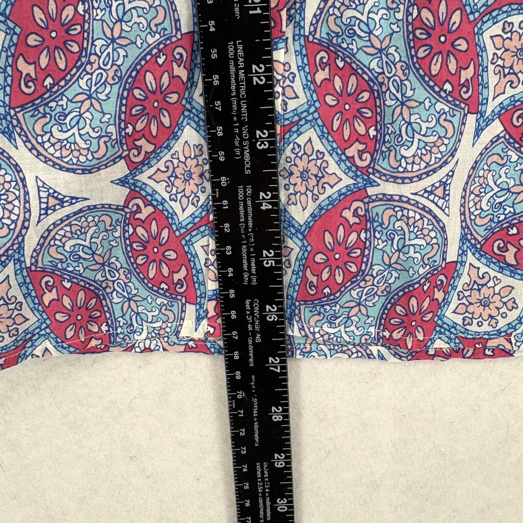 Talbots Talbots Shirt Womens M Multicolor Paisley Button-Up Long Sleeve NWT Boho Casual Size M / US 6-8 / IT 42-44 - 7 Thumbnail