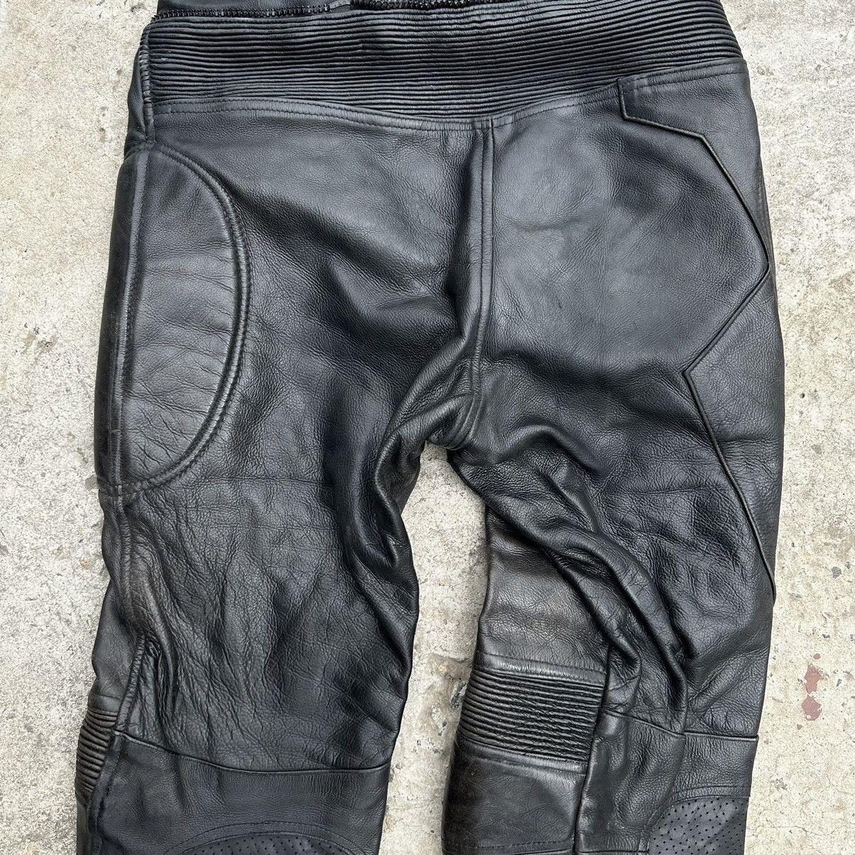 Leather Vintage Moto Leather Pants Size 50 Y2K Style USA 00s Size US 34 / EU 50 - 9 Thumbnail