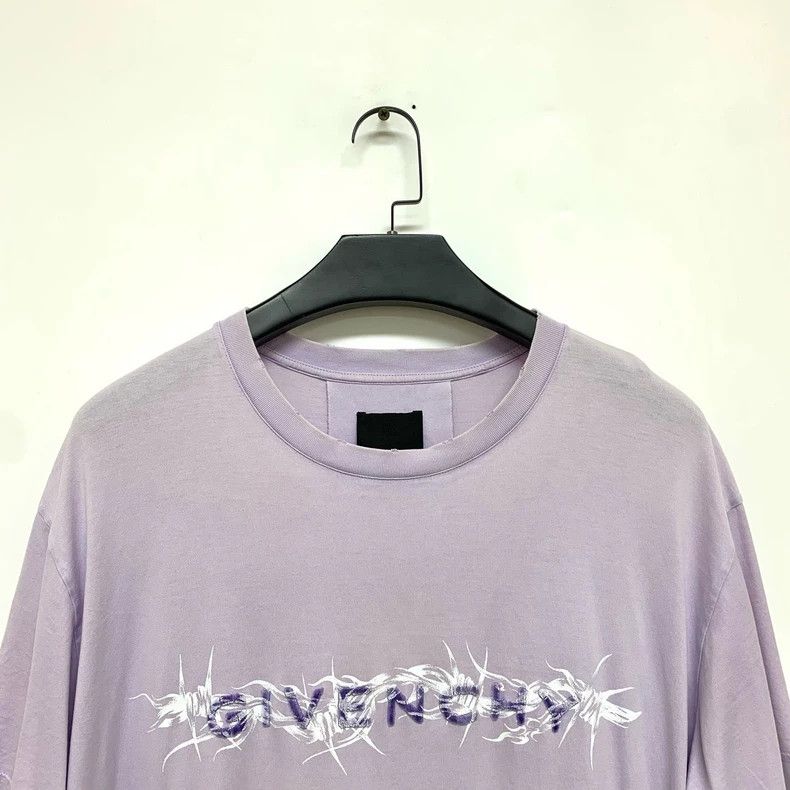 Givenchy Givenchy Purple Short Sleeve T-Shirt 2506-Nextarrow Size US XL / EU 56 / 4 - 2 Thumbnail