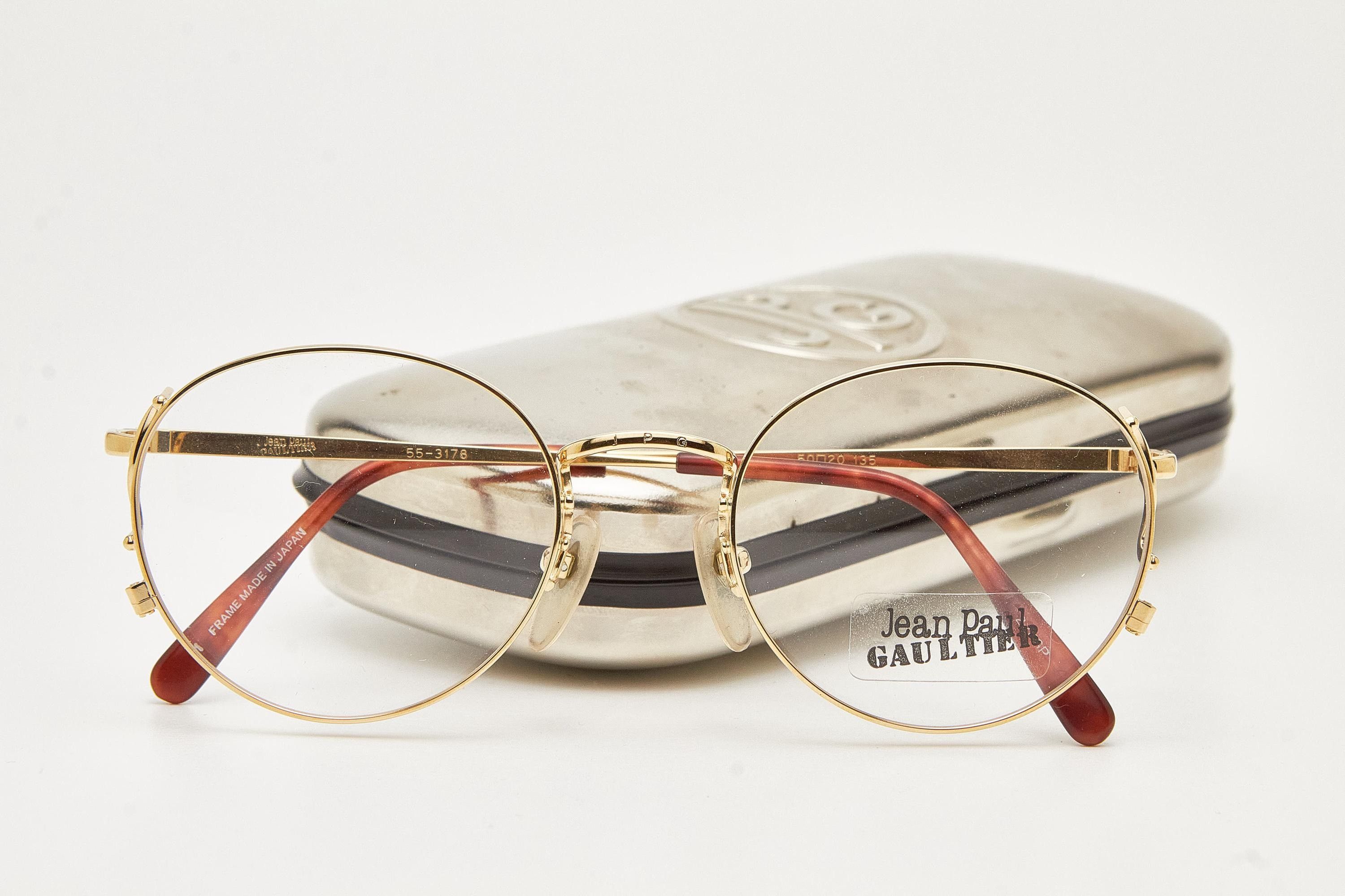 Jean Paul Gaultier JEAN PAUL GAULTIER 55-3178 22k Gold Plated Frame Size ONE SIZE - 1 Thumbnail