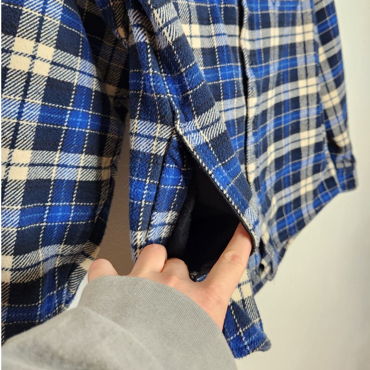 Orvis Vintage Orvis Y2K Flannel Thick Blue Medium Pockets Workwear Size US M / EU 48-50 / 2 - 4 Thumbnail