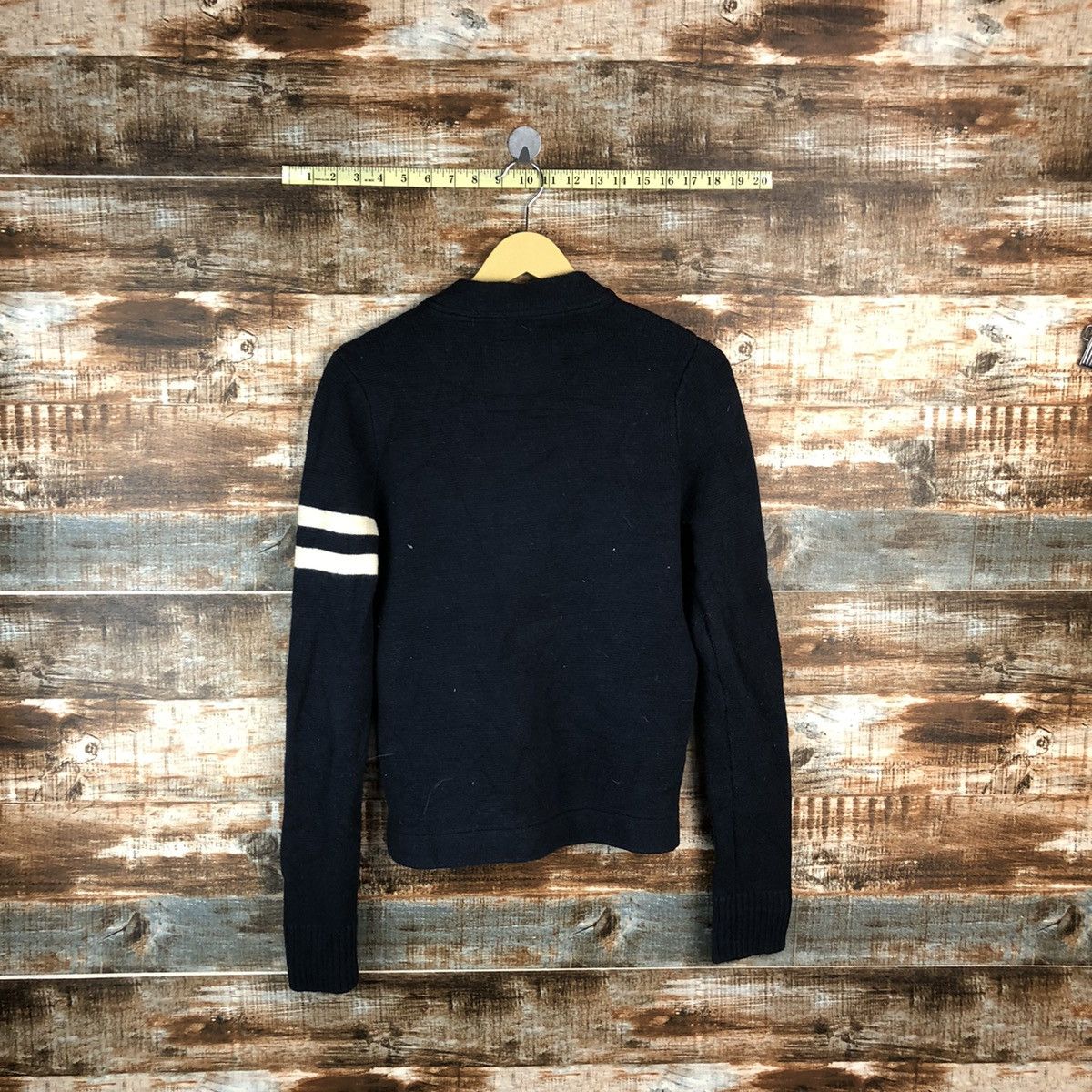 Abercrombie & Fitch × Aran Isles Knitwear Vintage Cardigan Knit Abercrombie & Fitch Black #977 Size US XL / EU 56 / 4 - 13 Thumbnail