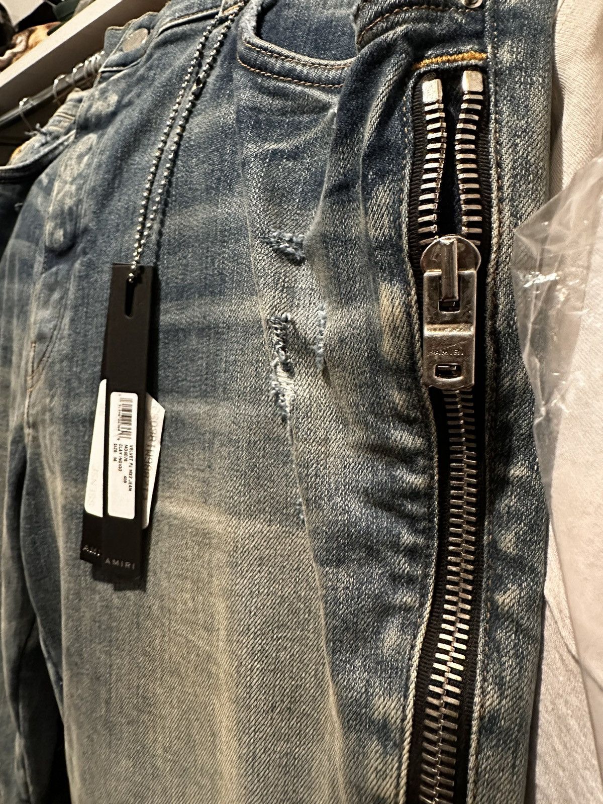 Amiri Blue Velvet PJ MX2 Jeans Size US 36 / EU 52 - 3 Thumbnail