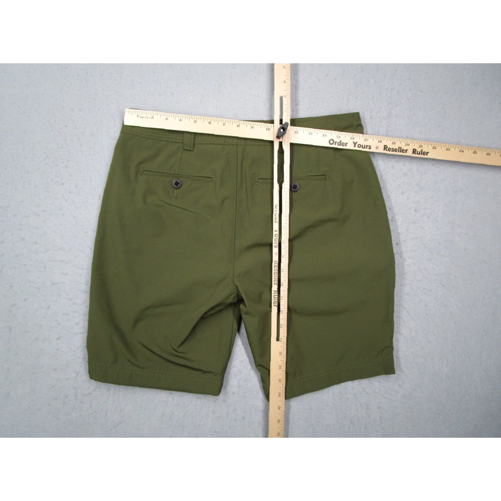 CO Guide Boat Co Men’s Green Hybrid Shorts M 9" Casual Outdoor Pocketed Drawstring Chino Size US 31 - 5 Thumbnail