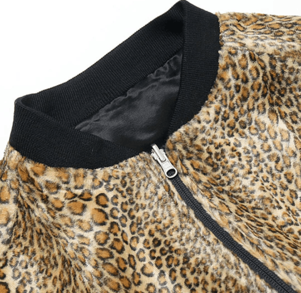 Needles Needles Reversible Leopard Rib Collar Jacket Size US L / EU 52-54 / 3 - 8 Thumbnail