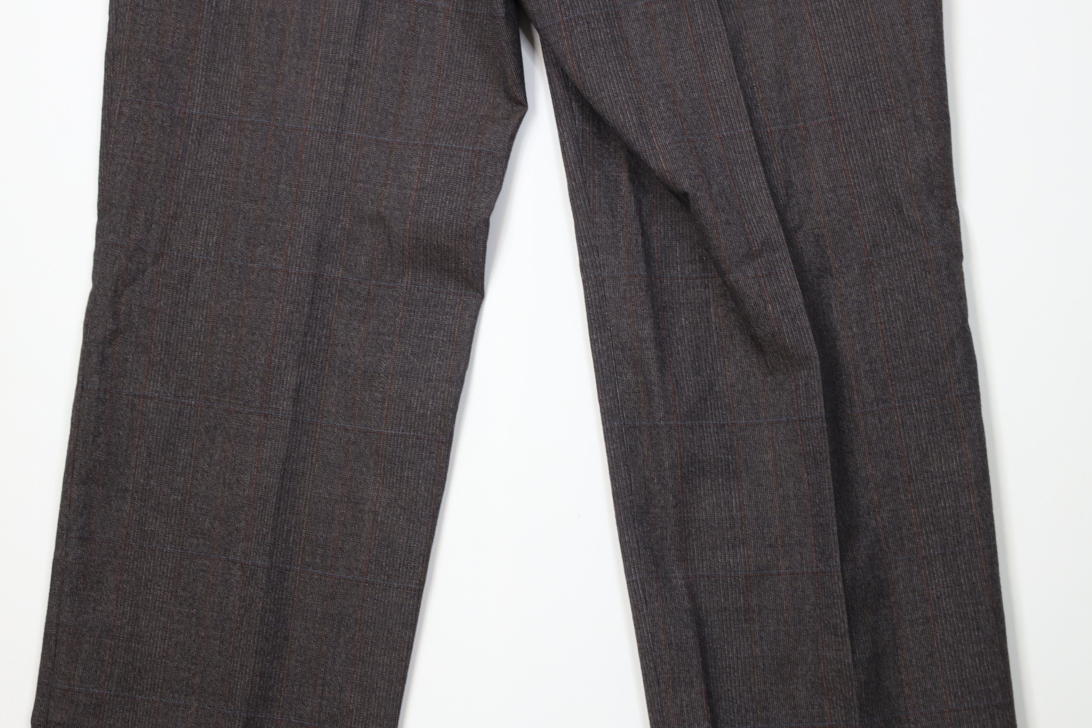 Vintage Vintage 70s Streetwear Knit Wide Leg Chino Pans Plaid USA Size US 36 / EU 52 - 10 Thumbnail