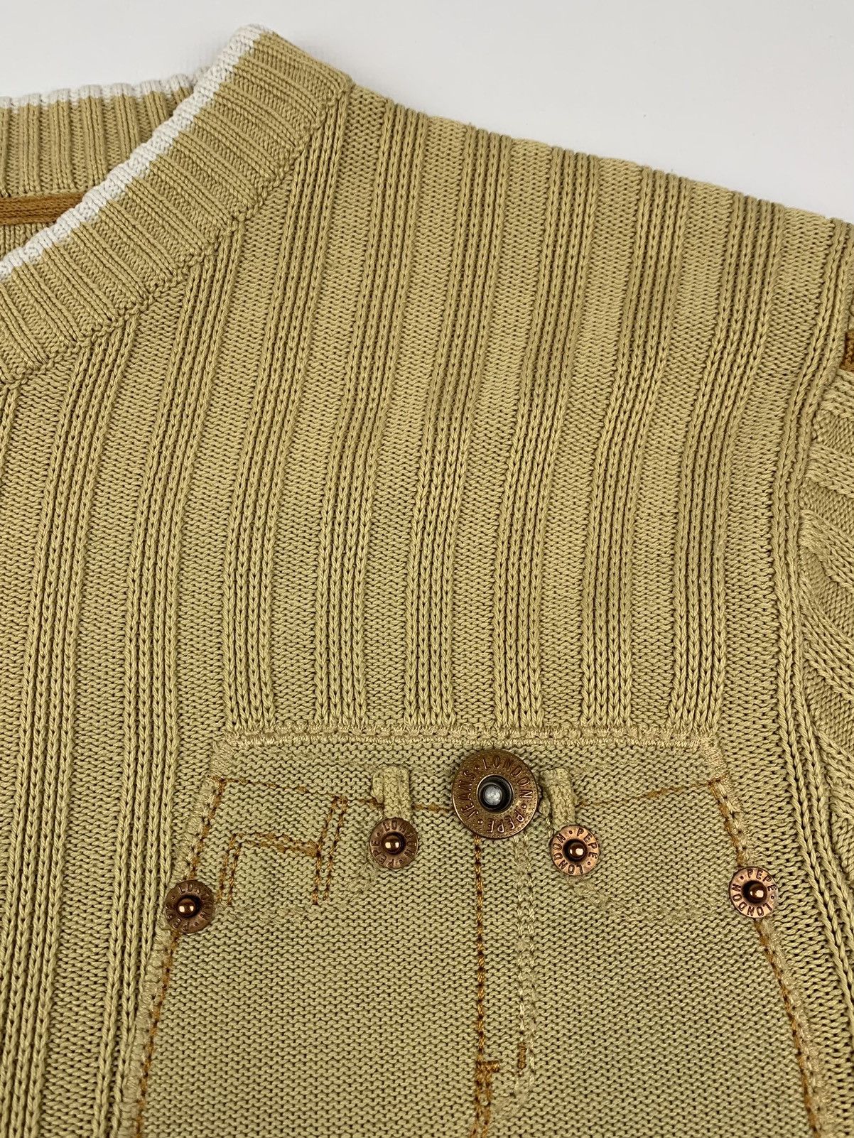 Hysteric Glamour Pepe Jeans London Crazy Vintage Sweater Y2K Style Size US M / EU 48-50 / 2 - 5 Thumbnail
