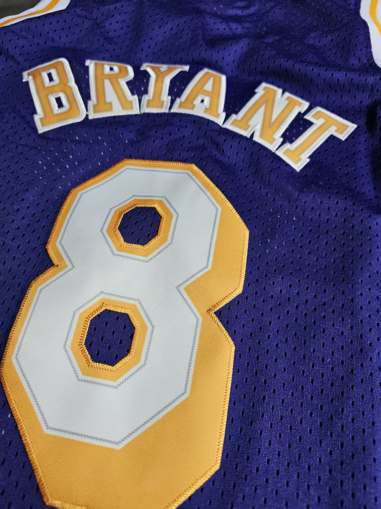 NBA #8 Kobe Bryant Jersey Laker 1996 97 Size US XXL / EU 58 / 5 - 3 Thumbnail