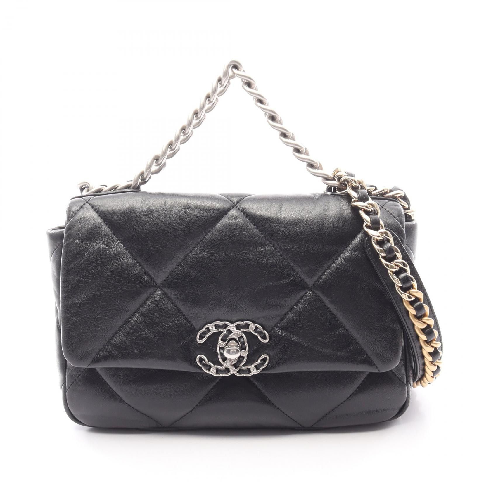 Chanel Chanel Chanel 19 Matelasse Leather Shoulder Bag Leather Shoulder Bag AS1160 DUTY FREE for USA Size ONE SIZE - 1 Thumbnail