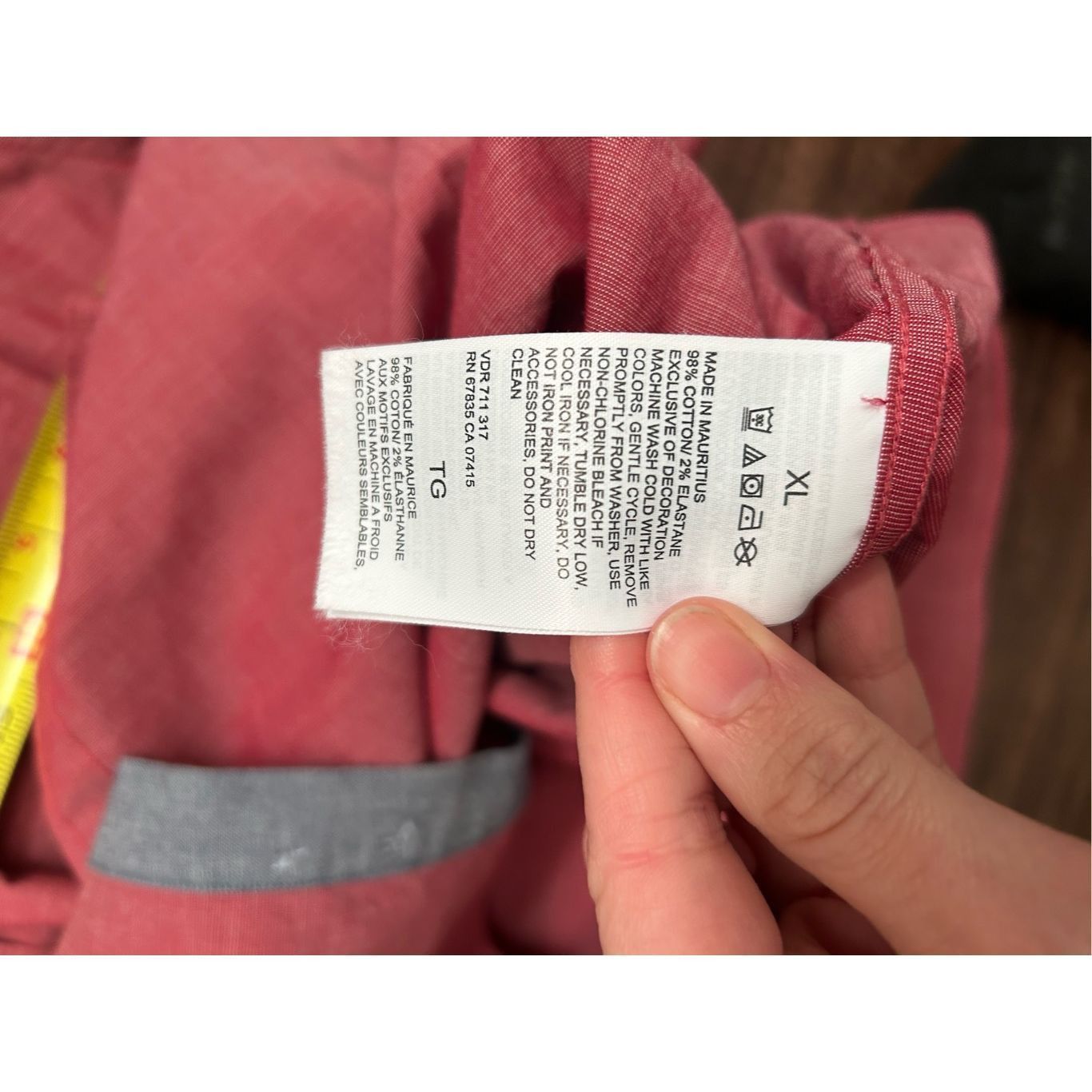 Nautica Nautica Long Sleeve Classic Fit Iron-Free Button-Up Shirt in Size US XL / EU 56 / 4 - 6 Thumbnail