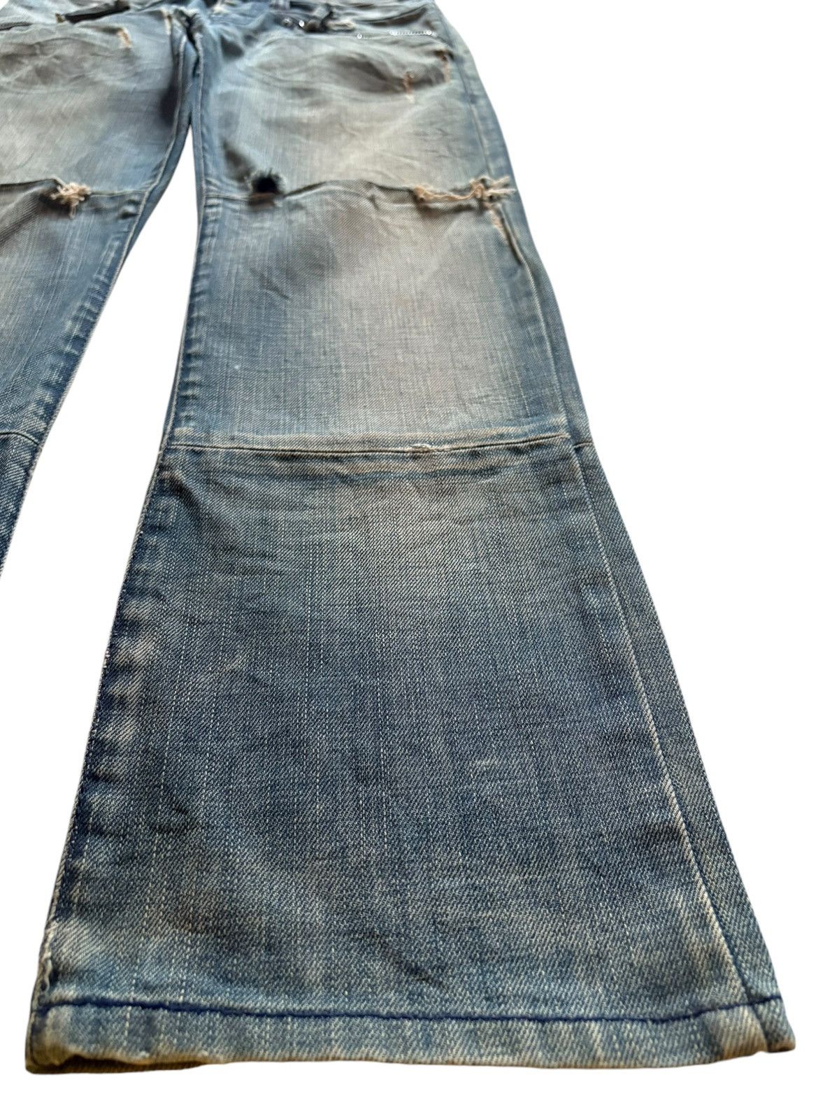 Japanese Brand Vintage Japanese Brand Rusty Mud Wash Distressed Loose Jeans Size US 32 / EU 48 - 7 Thumbnail