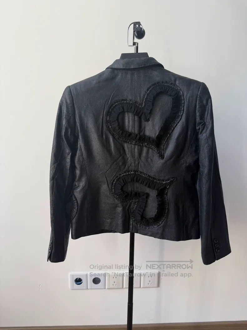 Comme des Garcons Comme Des Garcons Heart-shaped patchwork leather blazer Size S / US 4 / IT 40 - 2 Thumbnail