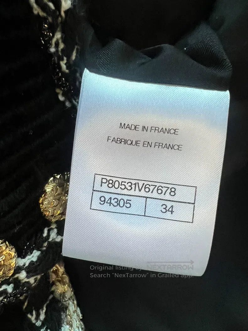 Chanel Chanel 25k black velvet coat Size XXS / US 00 / IT 34 - 6 Thumbnail