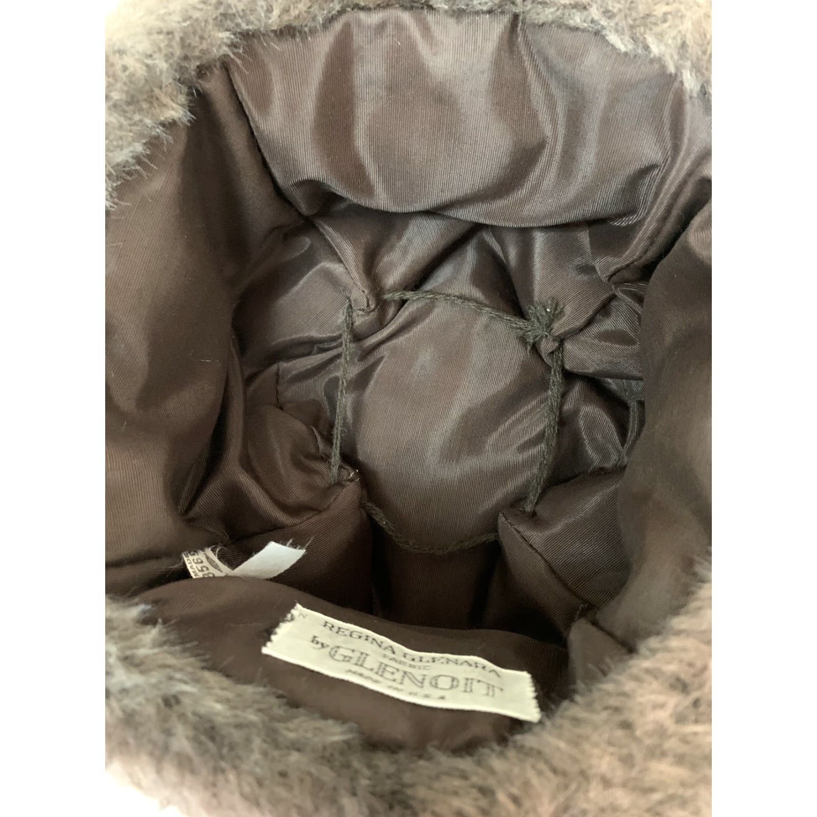 Vintage VINTAGE Glenoit Glenara Regina Brown Fur Shaggy Bucket Hat USA One Size Size ONE SIZE - 4 Thumbnail