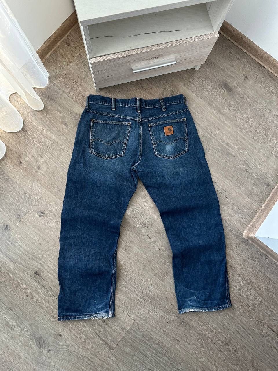 Carhartt × Carhartt Wip × Vintage Vintage Carhartt Western Denim Baggy Pants Size US 30 / EU 46 - 3 Thumbnail
