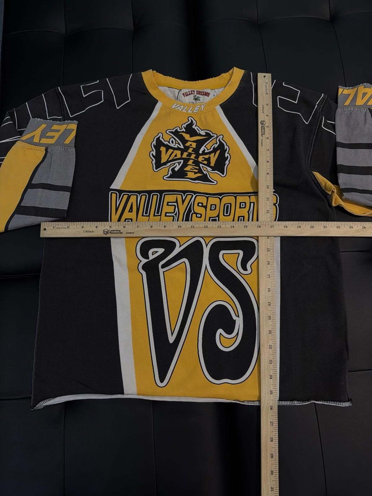 Vale Vale Forever Multicolored Long Sleeve Tee Black Yellow (S) Size US S / EU 44-46 / 1 - 7 Thumbnail