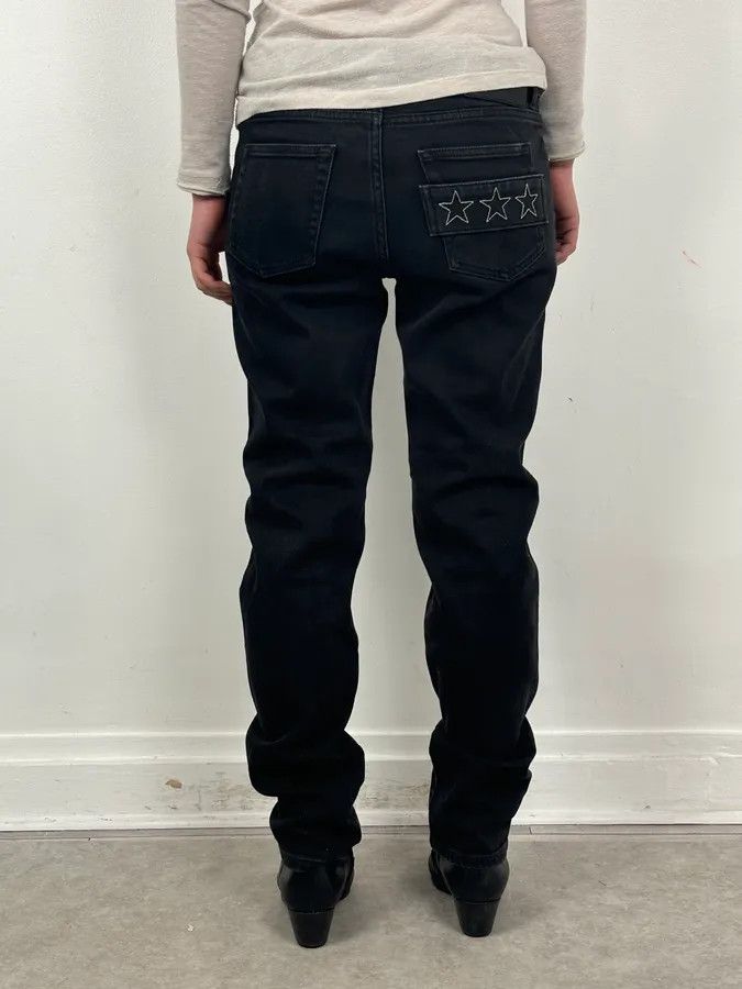 Givenchy SS2017 Givenchy Black Denim Three-Star Jeans by Riccardo Tisci Size 26" / US 2 / IT 38 - 4 Thumbnail