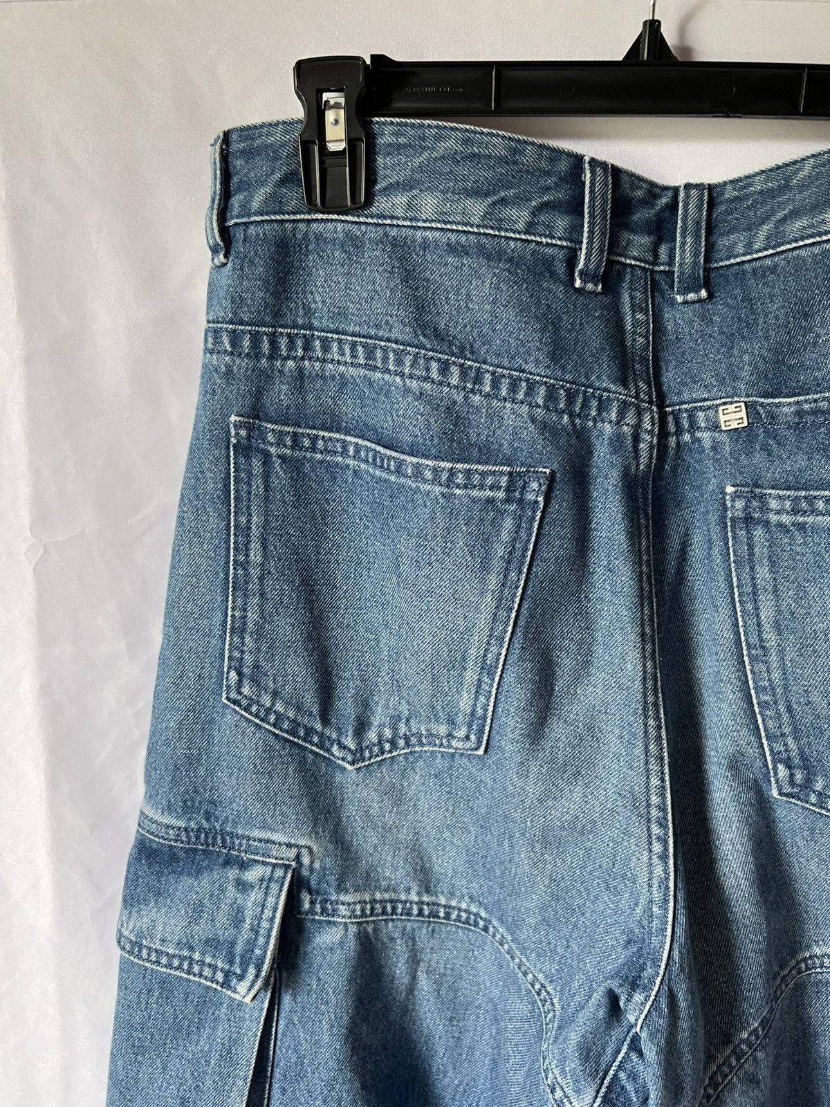 Givenchy Givenchy Denim Cargo Shorts Size US 30 / EU 46 - 12 Thumbnail