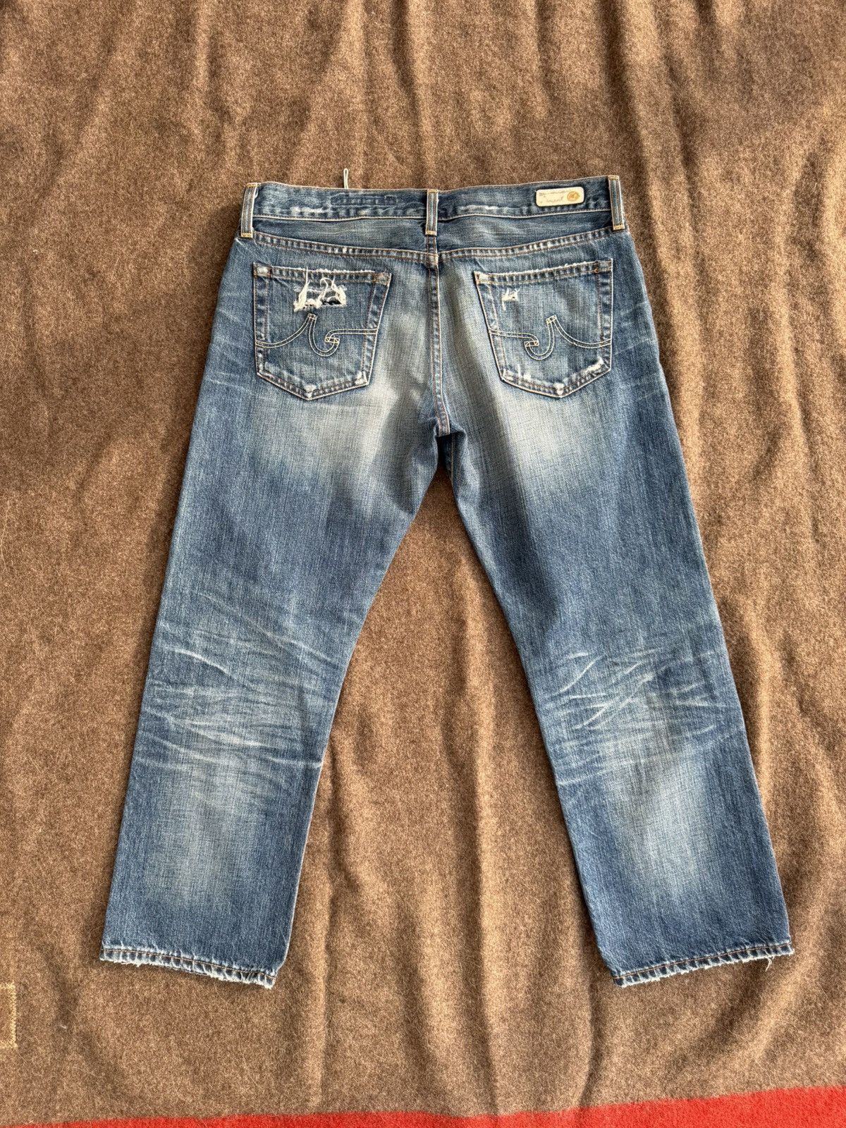 AG Adriano Goldschmied AG Adriano Goldschmied Distressed Jeans Size US 29 - 6 Thumbnail