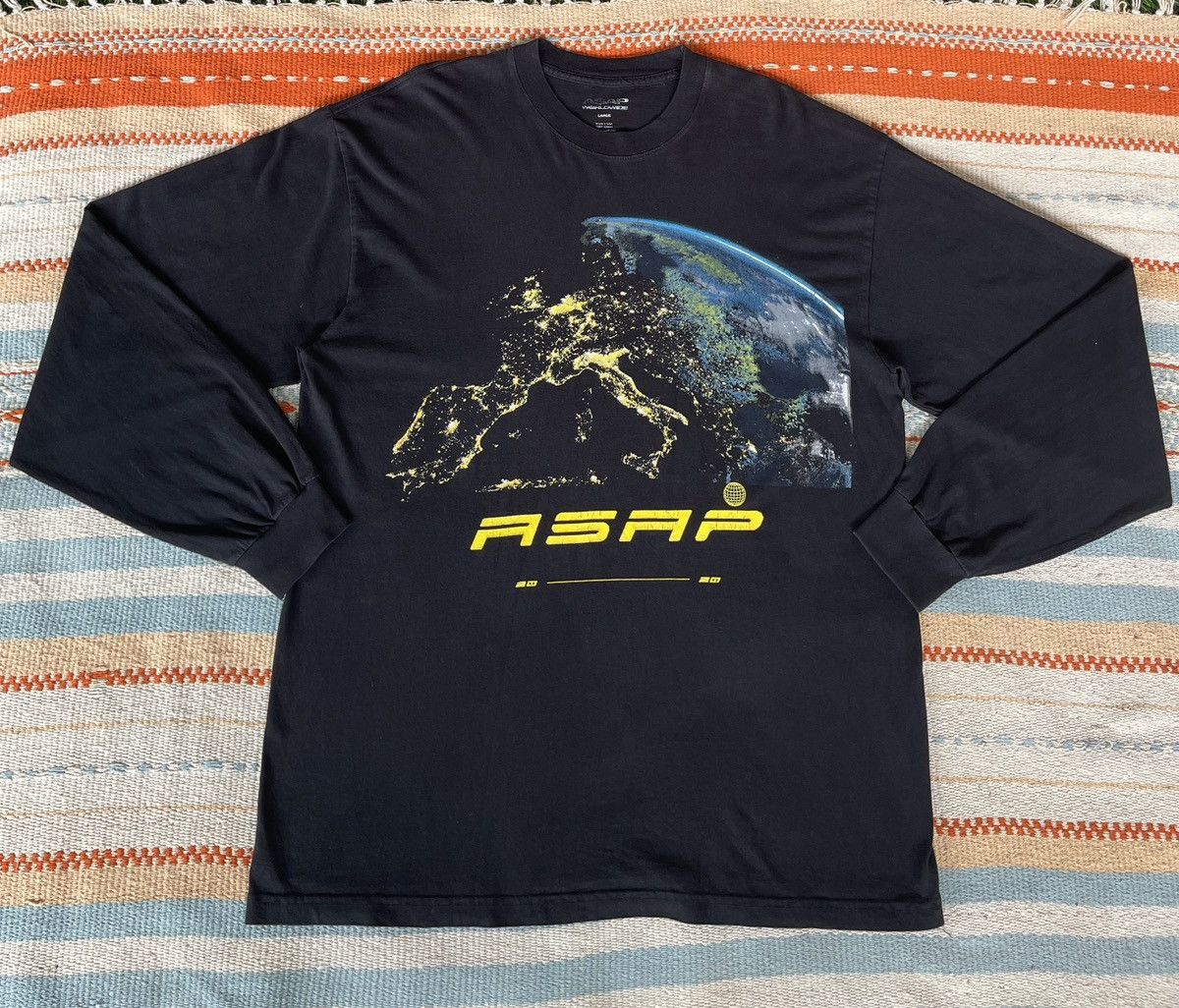 A$AP Rocky AW20 Rapper🔥ASAP ROCKY Worldwide 2020 LongSleeve Tee Size US L / EU 52-54 / 3 - 9 Thumbnail