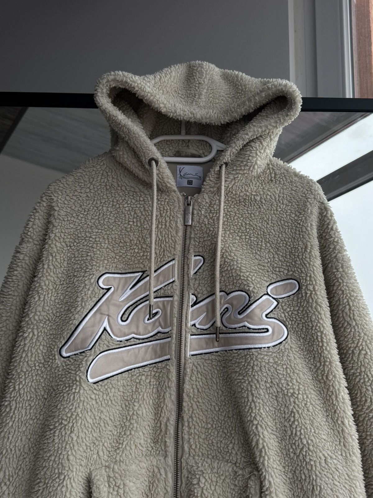 Karl Kani Vintage Karl Kani Beige Heavyweight Sherpa Jacket Size US S / EU 44-46 / 1 - 2 Thumbnail
