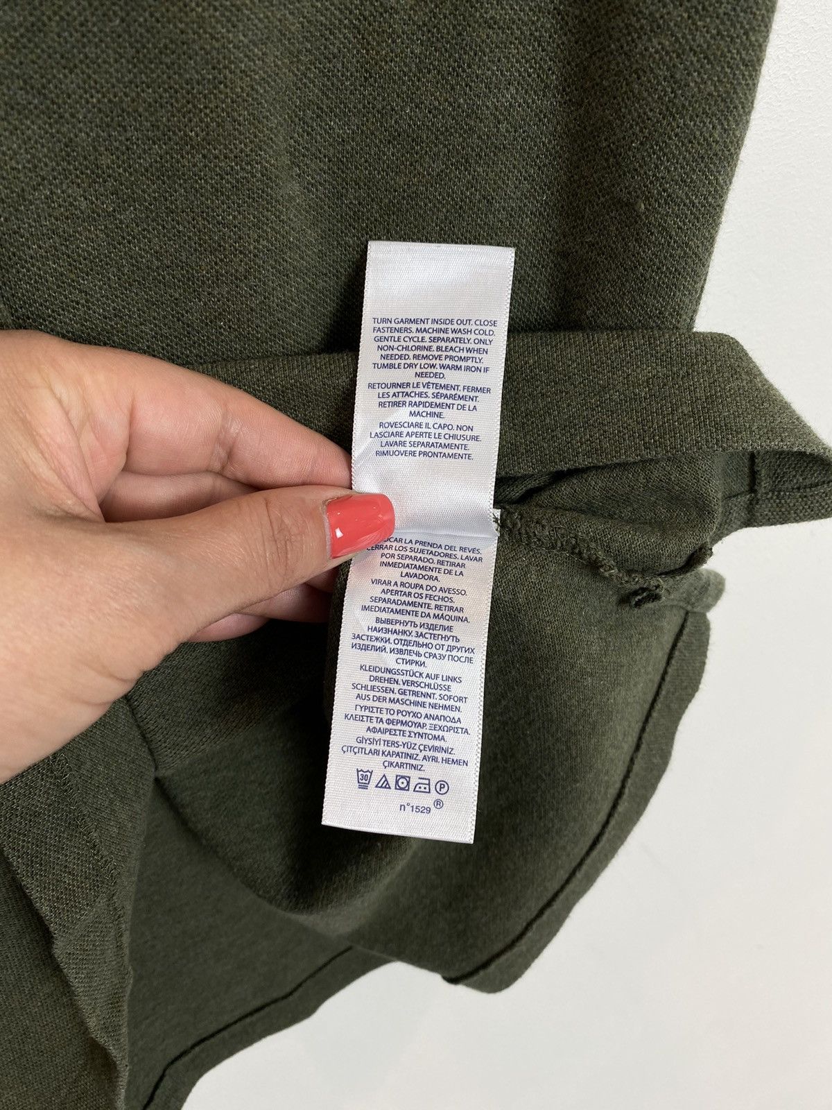 Polo Ralph Lauren Polo Ralph Lauren Short Sleeve Polo Shirt Khaki Green Top Size US L / EU 52-54 / 3 - 7 Thumbnail