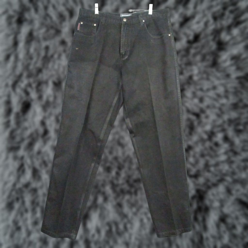 Vintage VINTAGE Introspect Jeans 36x34 Black 80s Mens Size US 36 / EU 52 - 1 Thumbnail