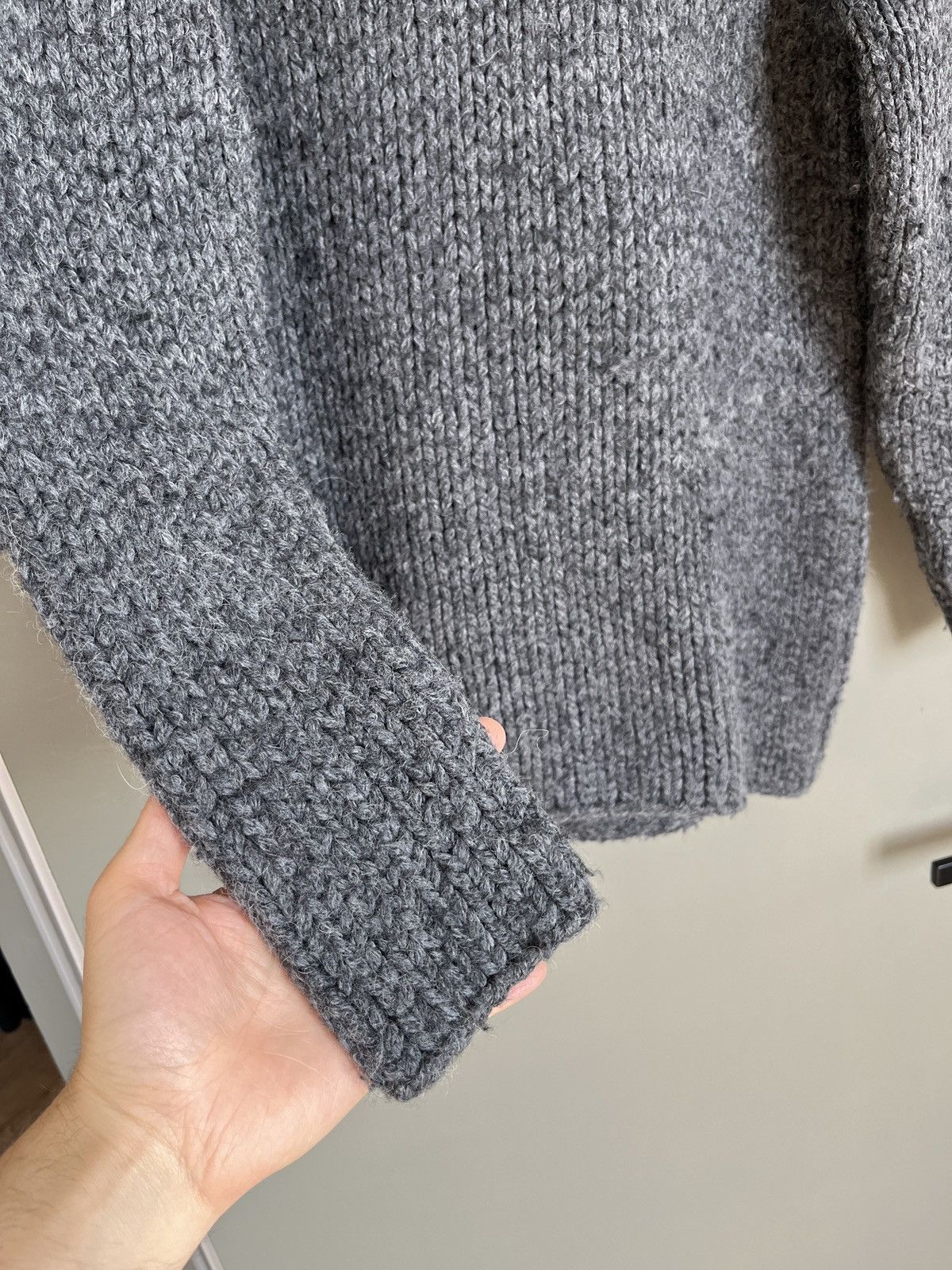 Annette Gortz Annette Gortz Heavy Knit High Turtleneck Wool Sweater Size M / US 6-8 / IT 42-44 - 9 Thumbnail
