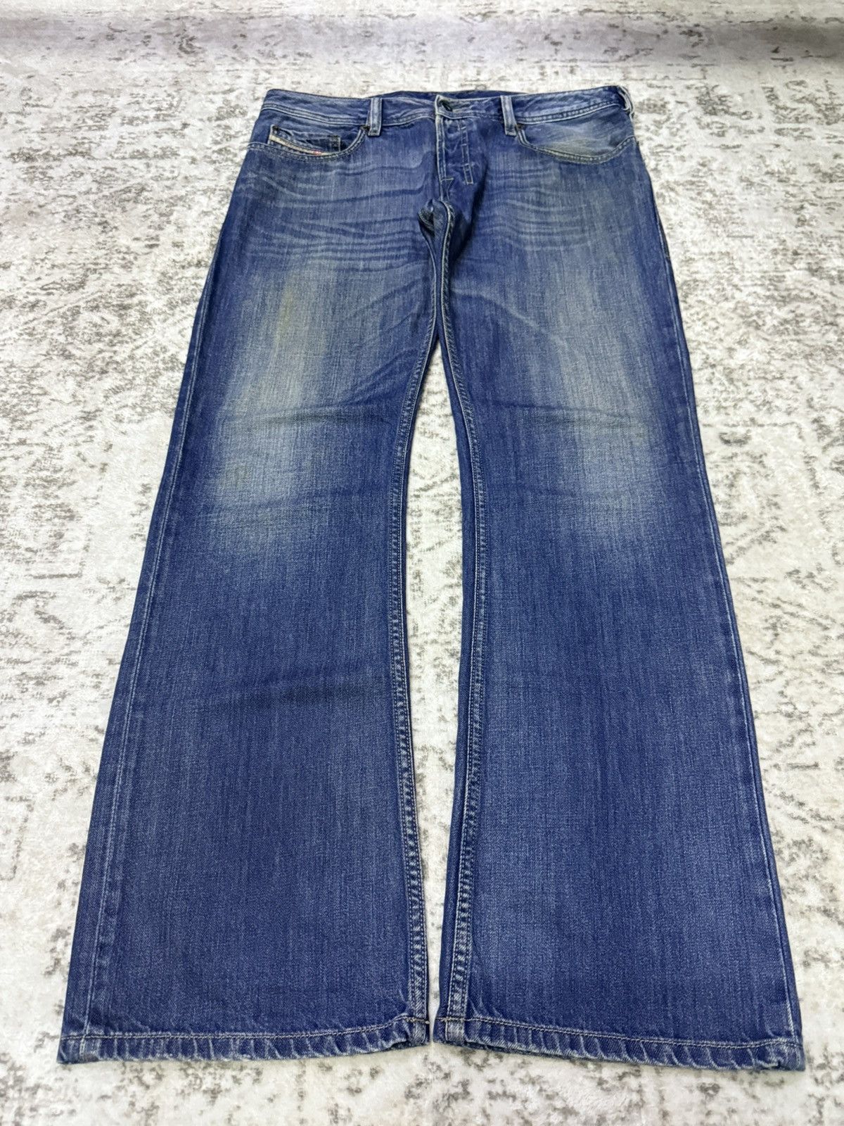 Vintage Diesel Zatiny Fade Wash Flared Jeans