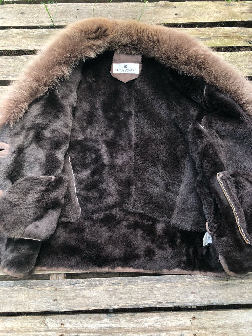 Pierre Balmain Vintage Pierre Balmain Faux Fur Leather Coat Jacket Size US M / EU 48-50 / 2 - 3 Thumbnail