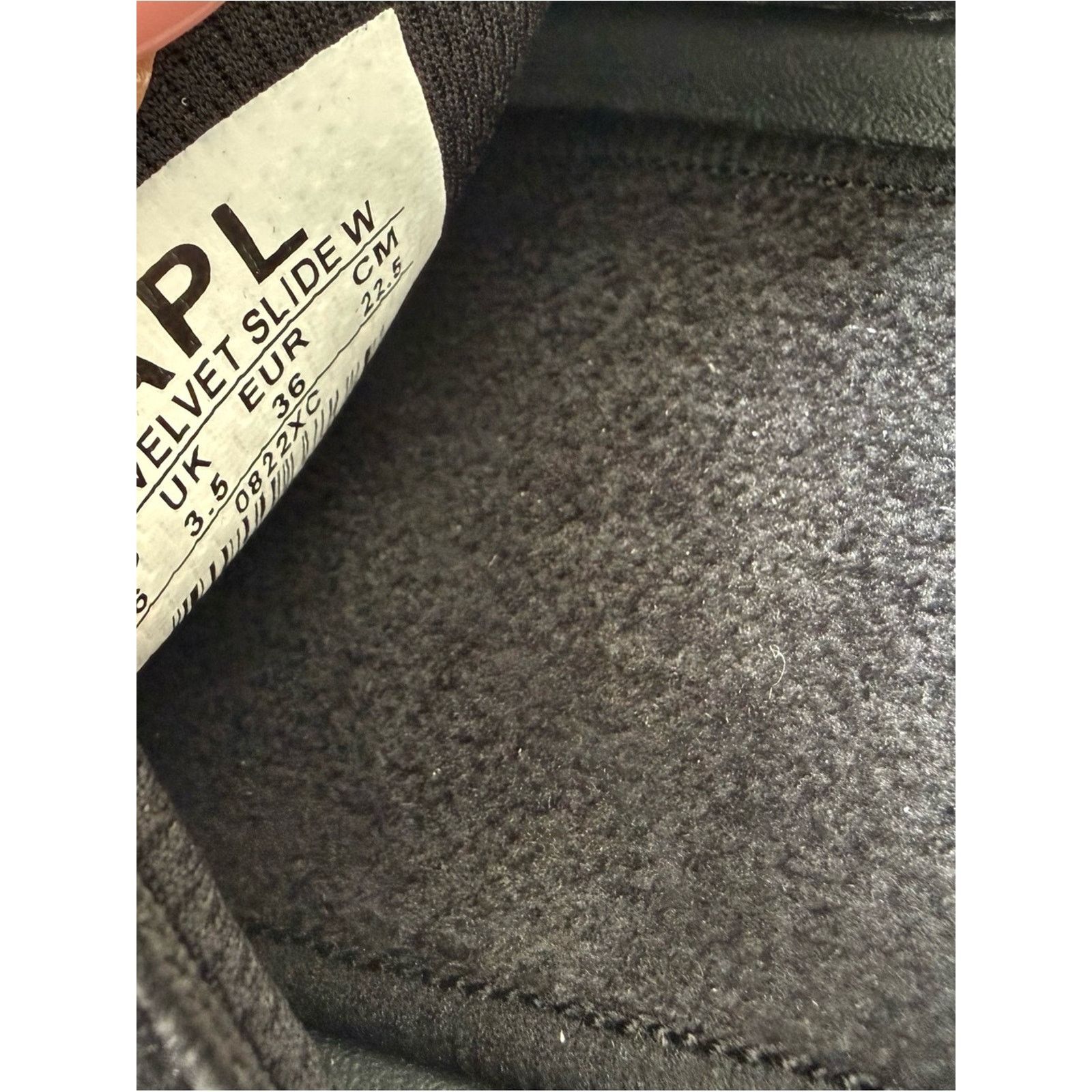 APL NEW!!! APL women black velvet slides size 6 US Retail 120$ Size US 6 / IT 36 - 6 Thumbnail