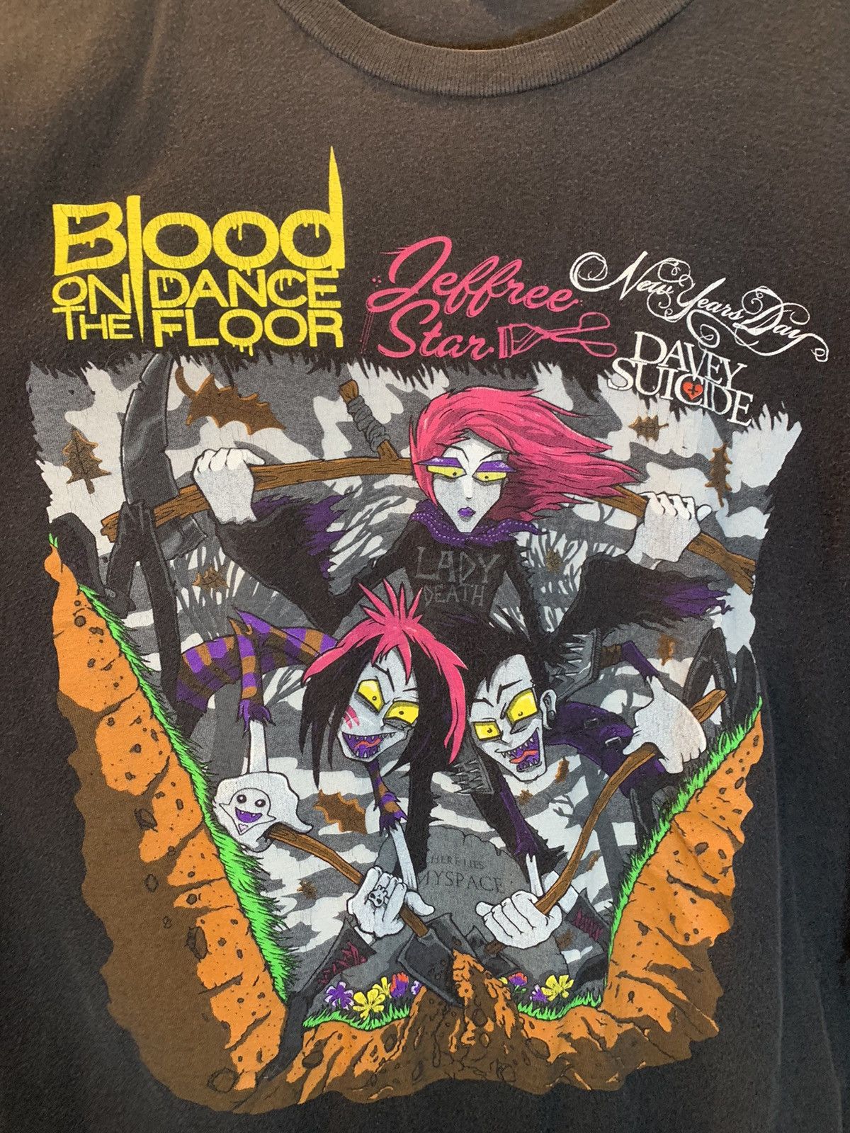 Band Tees × Vintage *RARE* Scene Is Dead Blood On Dance Floor Jeffree Star Shirt Size US XL / EU 56 / 4 - 3 Thumbnail