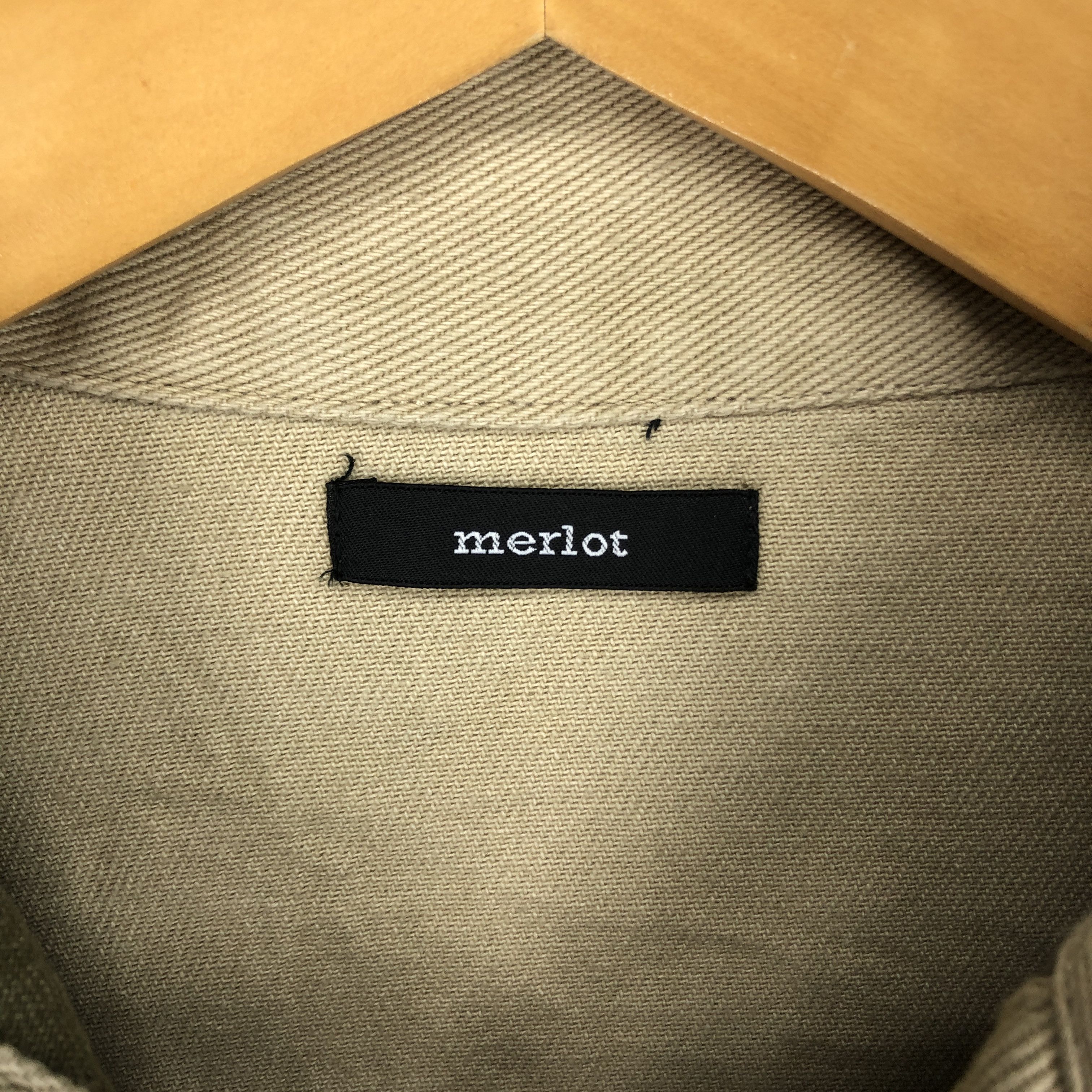 Japanese Brand MERLOT Button Down Casual Jacket #2557-90 Size US L / EU 52-54 / 3 - 7 Thumbnail
