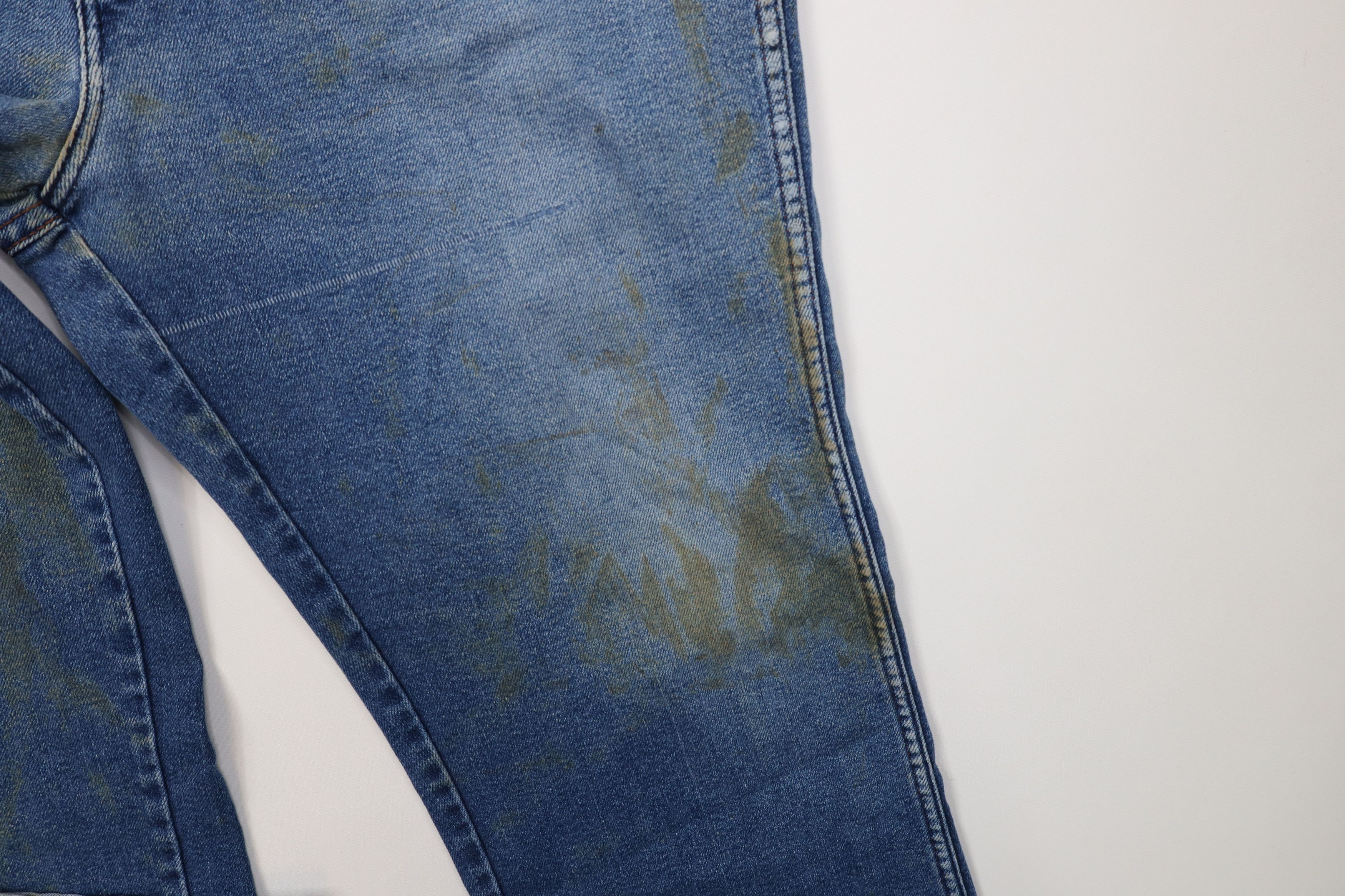 Vintage Vintage 70s Streetwear Flared Wide Leg Denim Jeans Blue USA Size US 40 / EU 56 - 6 Thumbnail