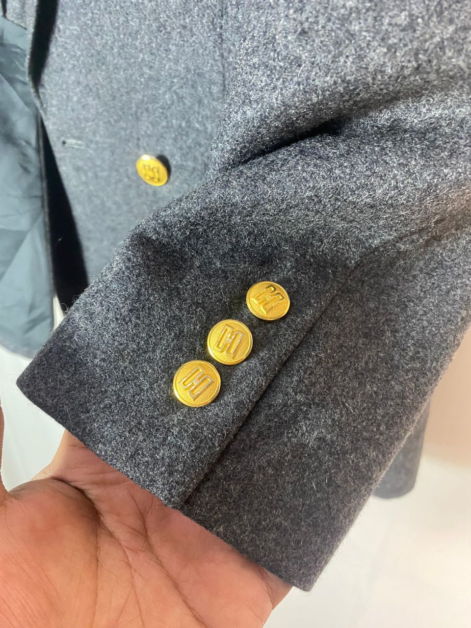 DAKS × Vintage Vintage dark London gold button blazer jacket Size US M / EU 48-50 / 2 - 12 Thumbnail