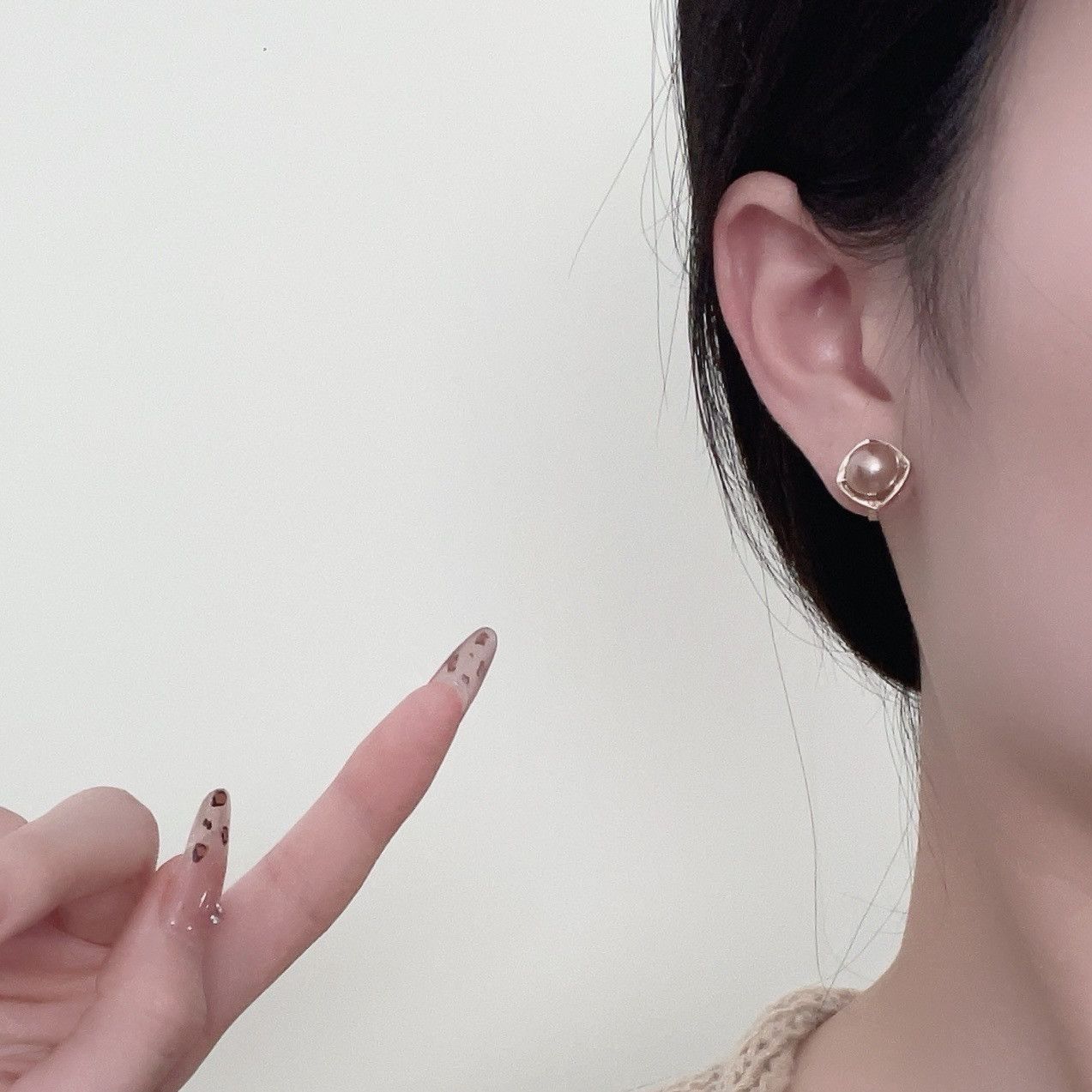 Jewelry Retro Earrings One Pairs Chrome Jewelry Size ONE SIZE - 2 Thumbnail