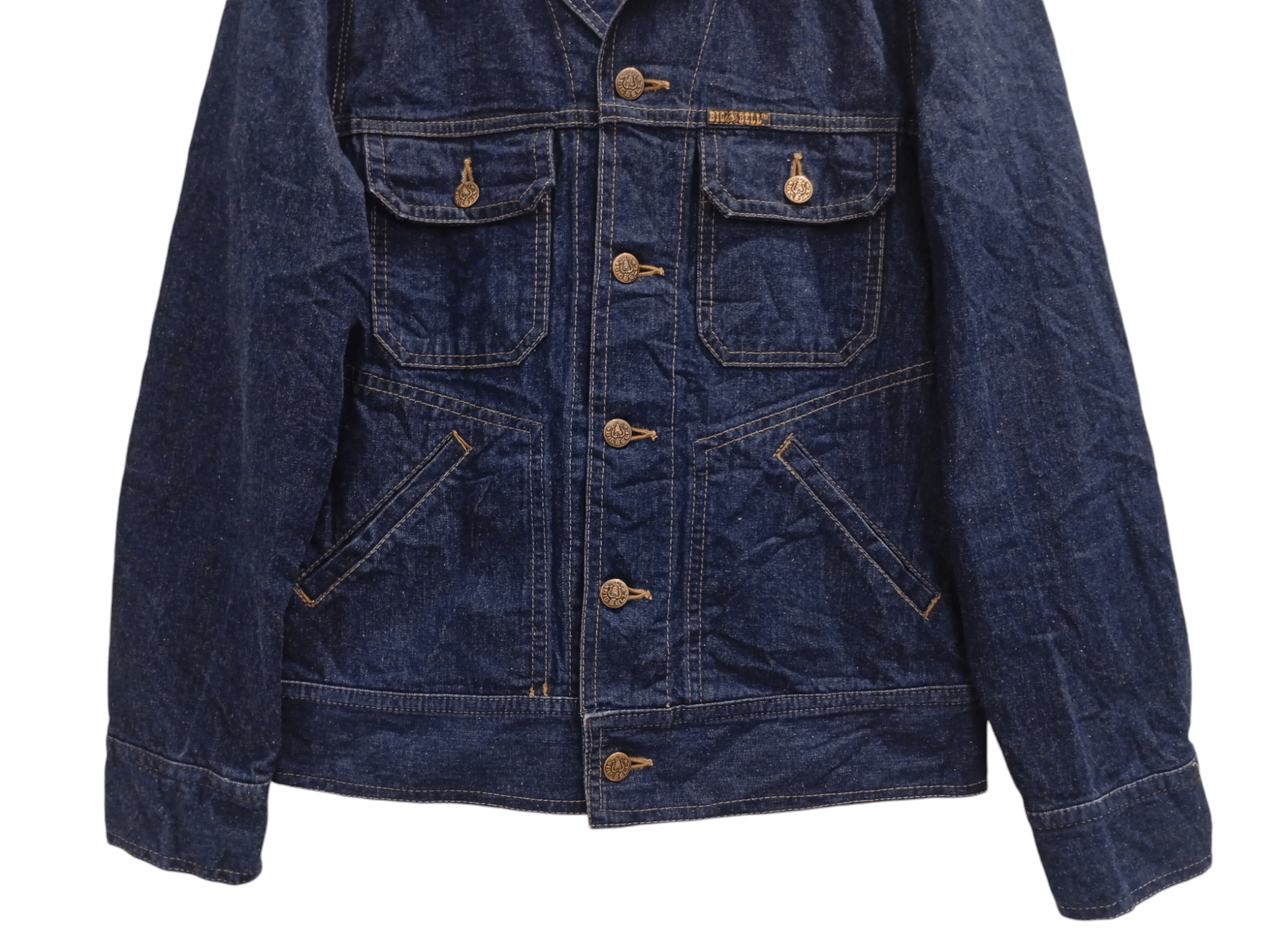 Japanese Brand × Vintage 🔥🔥Vintage Big Bell Denim Trucker Jacket Size US M / EU 48-50 / 2 - 17 Thumbnail