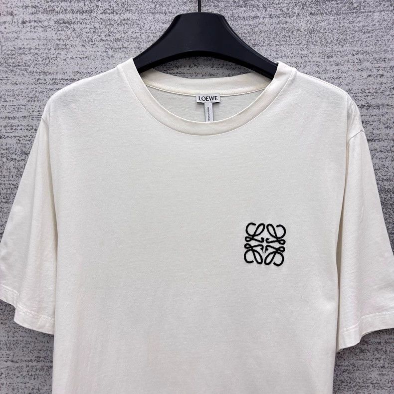 Loewe LOEWE White embroidered three-dimensional logo round colla Size S / US 4 / IT 40 - 2 Thumbnail
