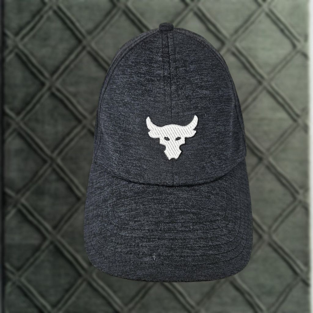 Under Armour Under Armour Hat Cap Baseball Strap Back One Size Black Mens Project Rock Logo Size ONE SIZE - 1 Thumbnail