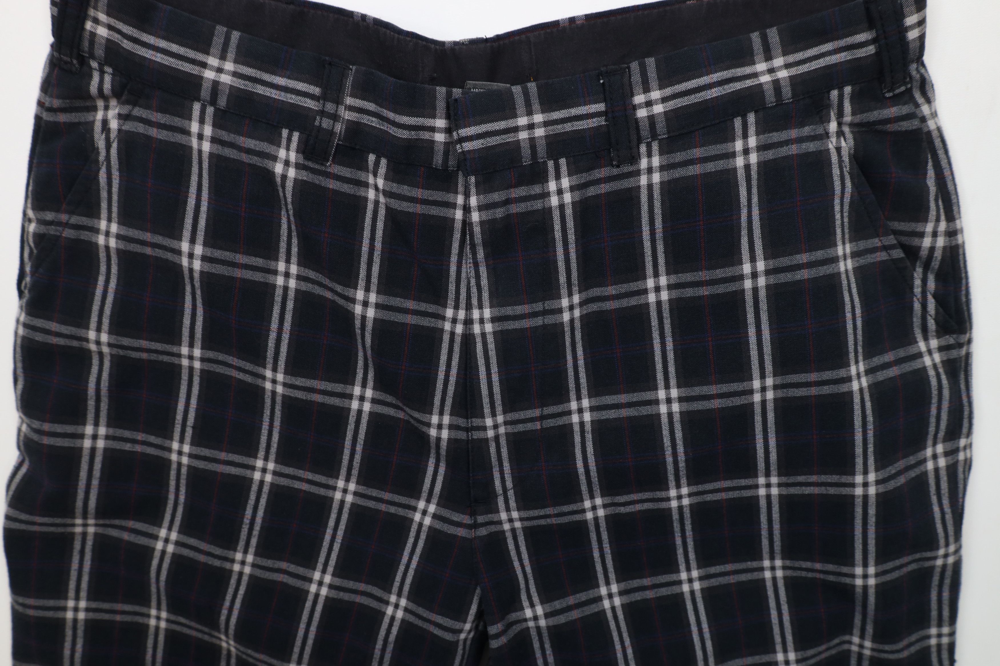 Vintage Vintage 90s Y2K Streetwear Baggy Wide Leg Chino Pants Plaid Size US 36 / EU 52 - 7 Thumbnail