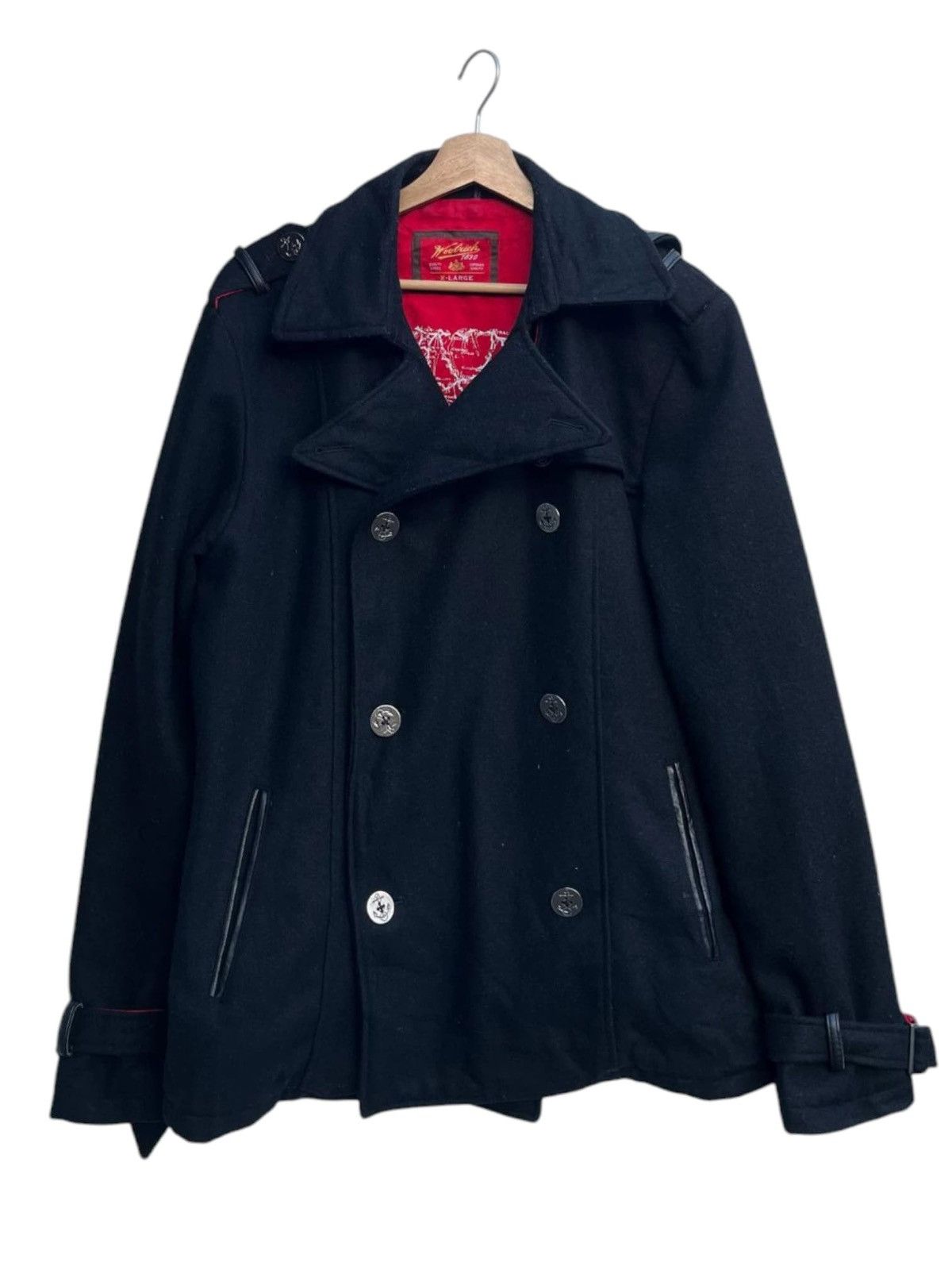 Woolrich Woolen Mills Woolrich Double Breasted Pea Coat Size US L / EU 52-54 / 3 - 2 Thumbnail