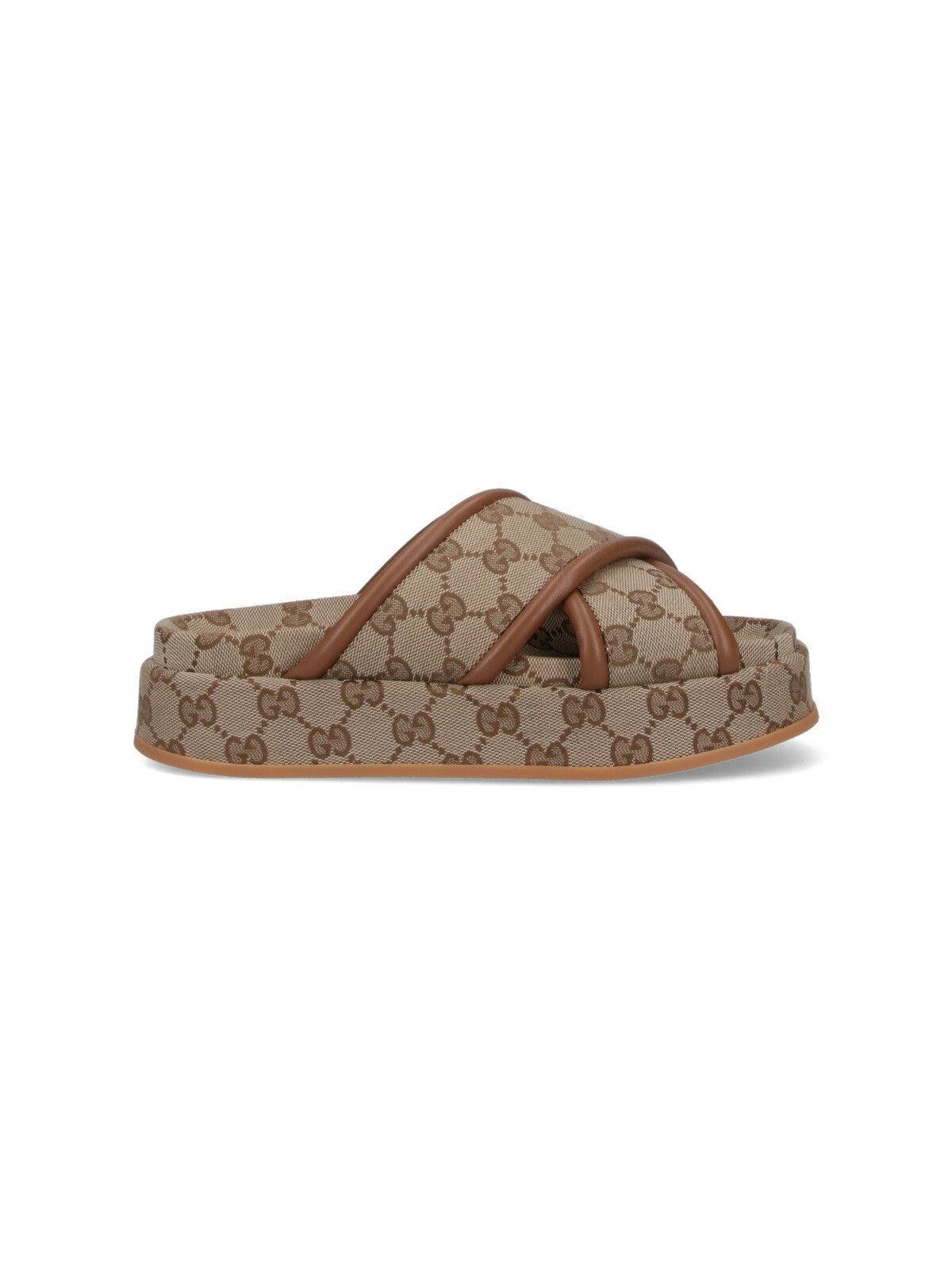 Gucci GUCCI GG PLATFORM SANDAL SIZE 41 Size ONE SIZE - 1 Thumbnail