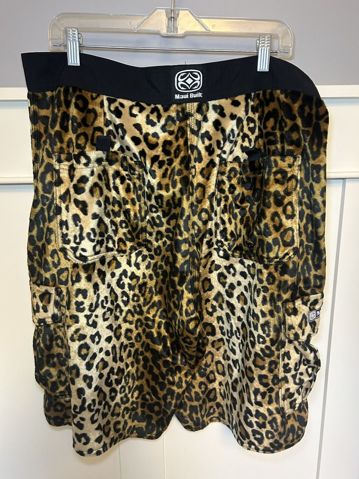 Other Vintage Maui Built fur leopard swim shorts Size US 36 / EU 52 - 2 Thumbnail